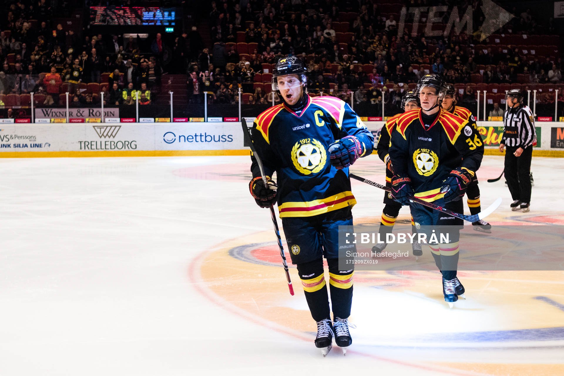 Brynäs Jacob Blomqvist jublar