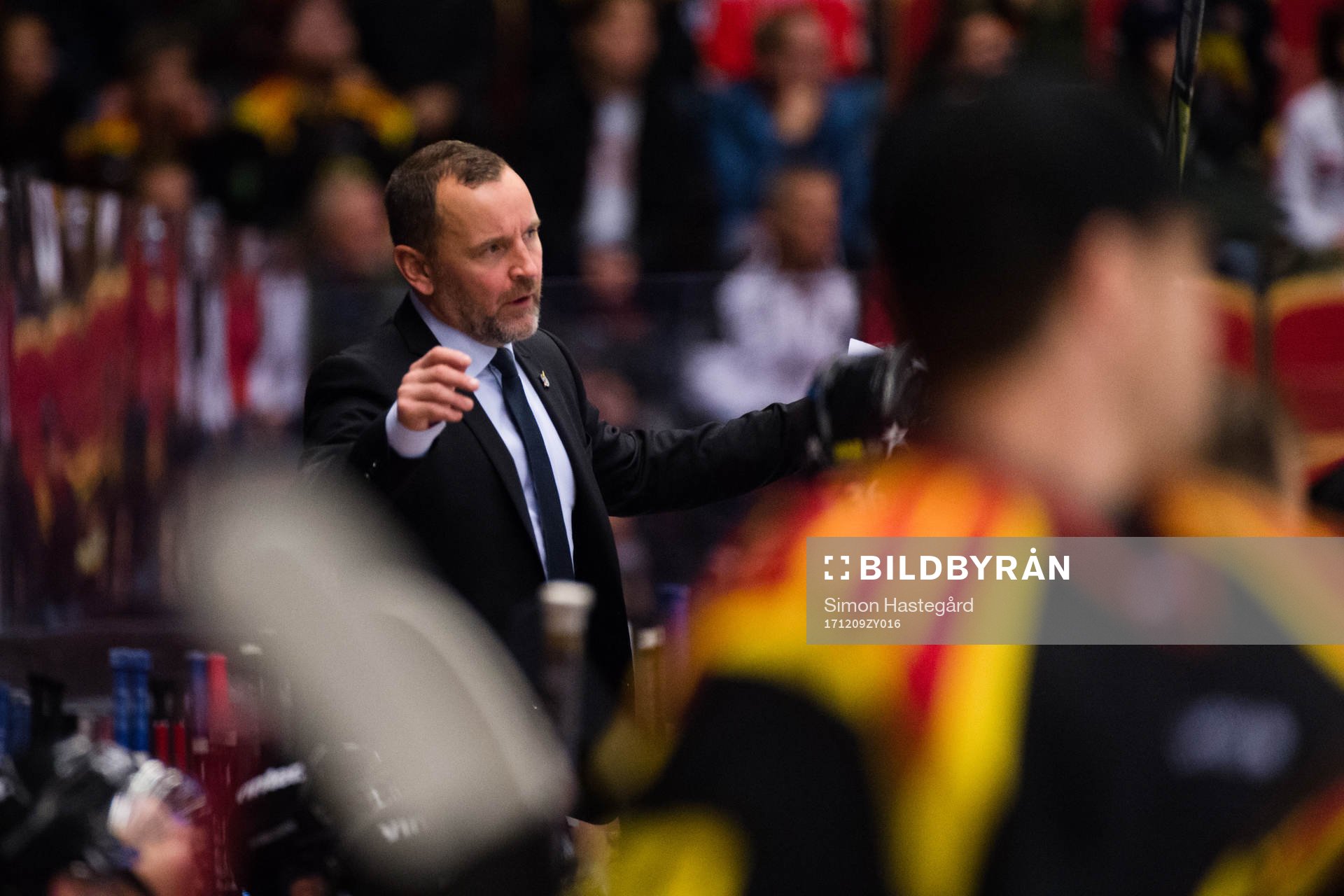 Luleås tränare Thomas Berglund deppar