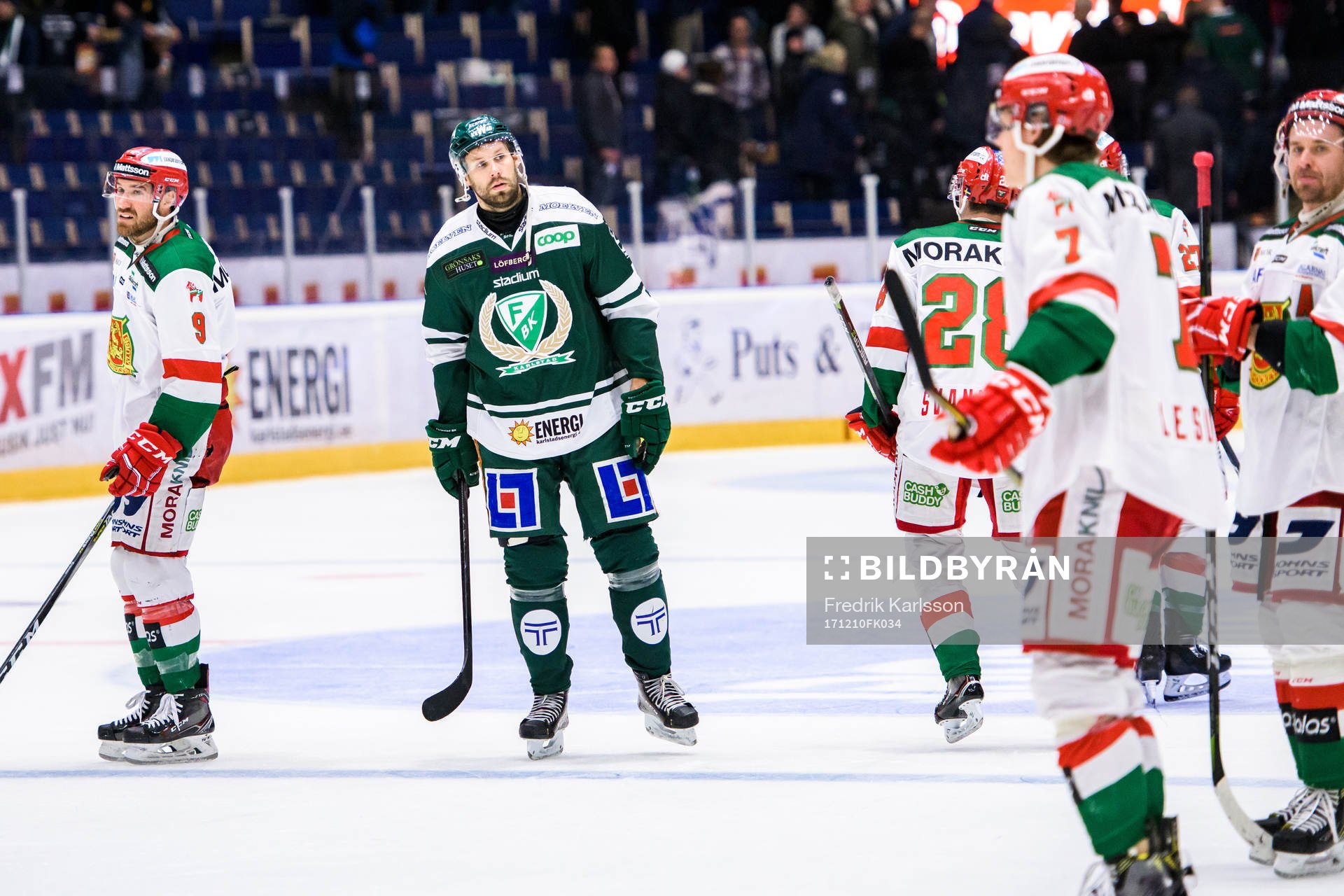Färjestads Dick Axelsson deppar