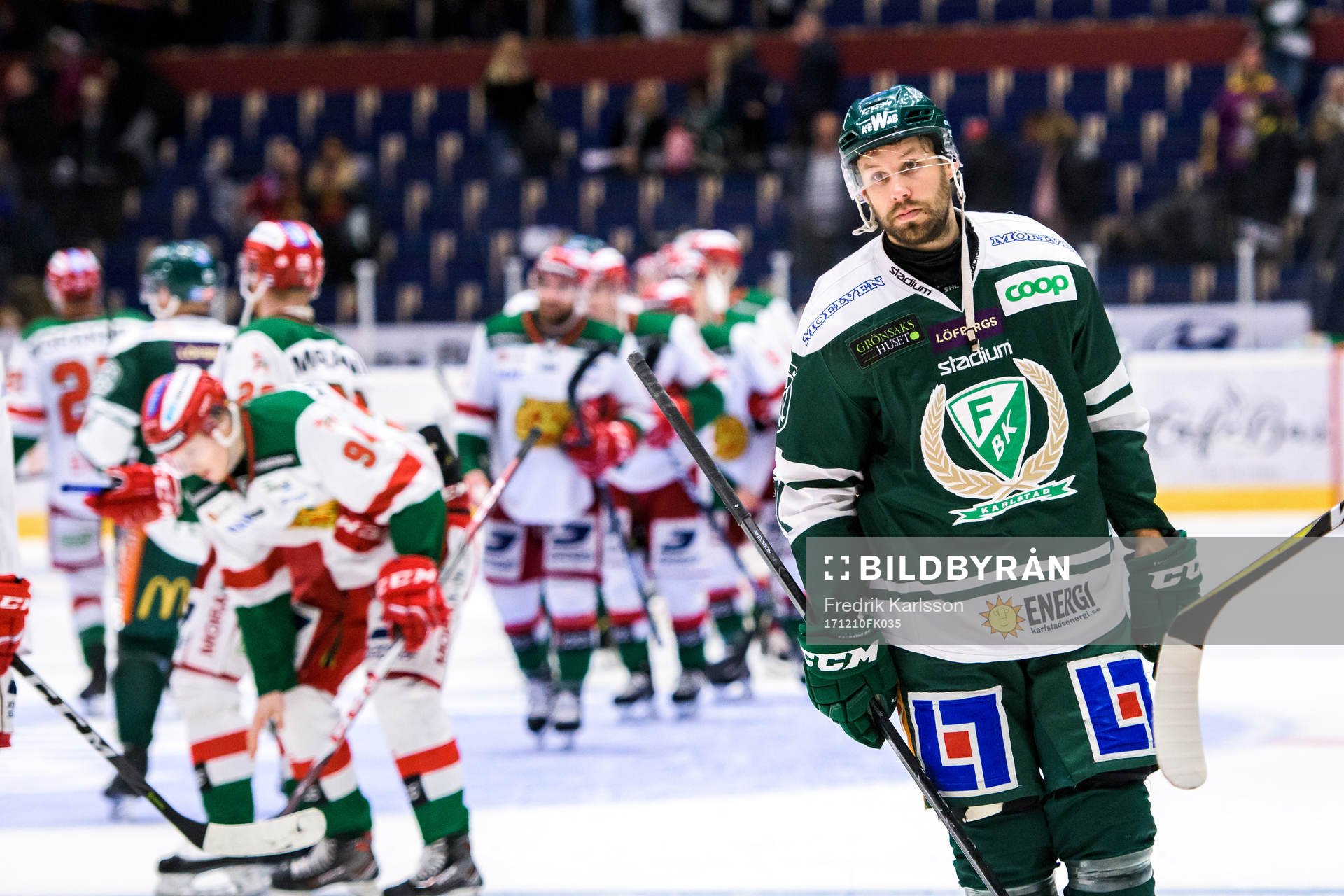 Färjestads Dick Axelsson deppar