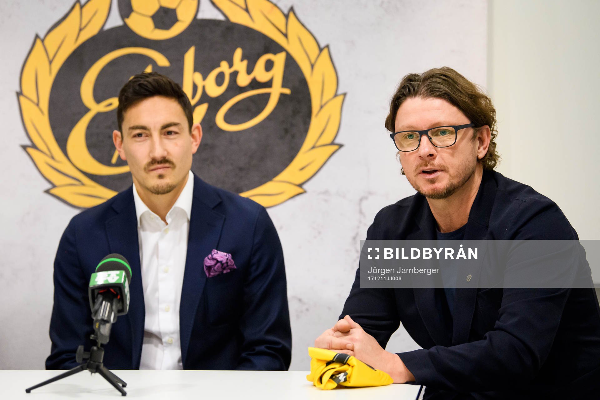 Elfsborgs klubbchef Stefan Andreasson och Stefan Ishizaki