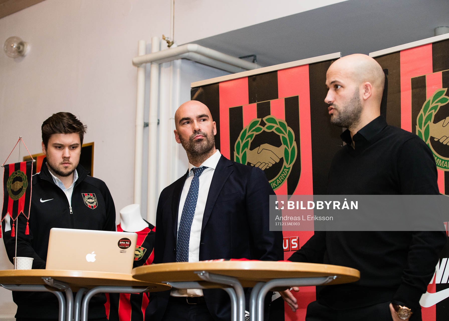 Brommapojkarnas presschef Peter Appelquist och sportchef
