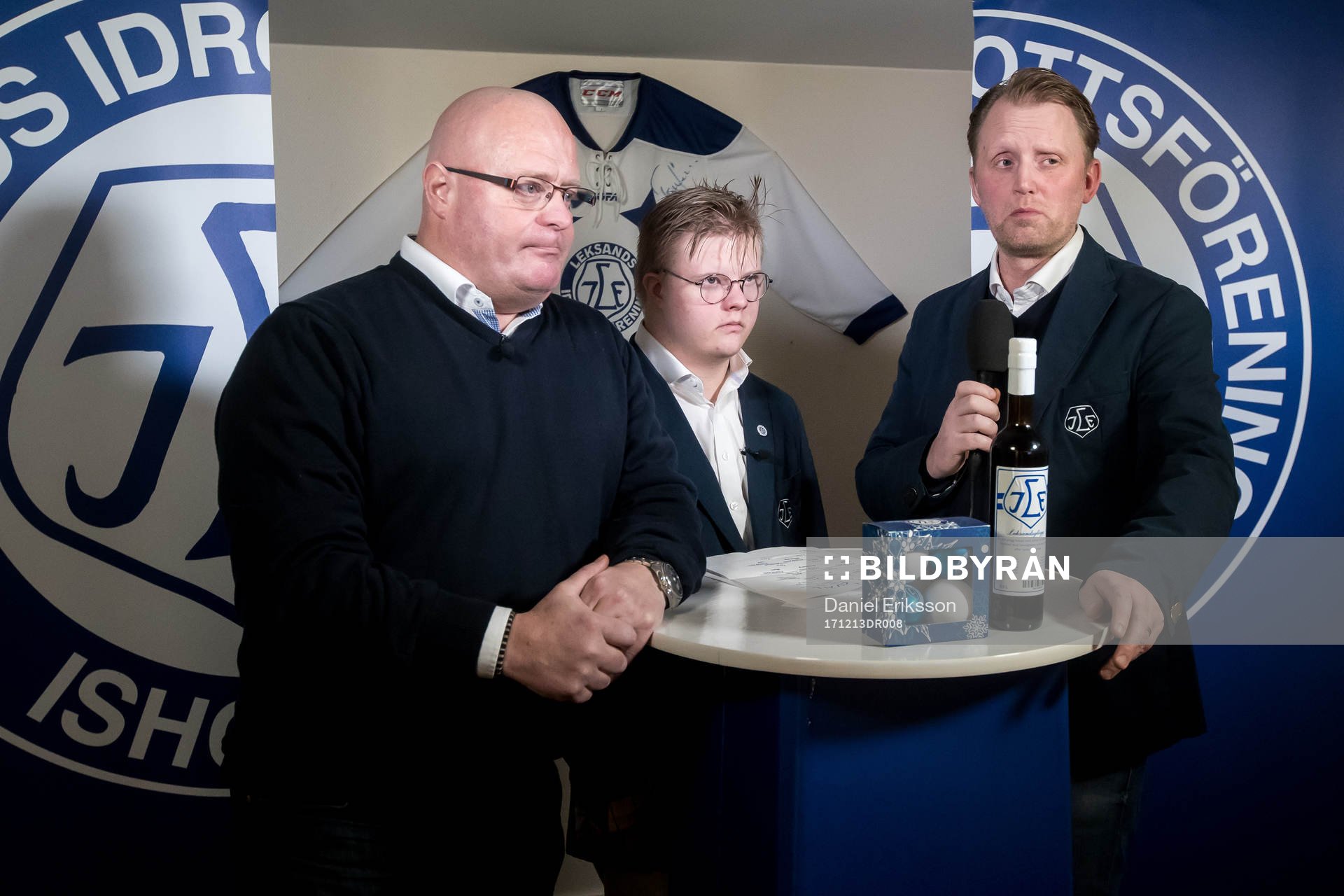 Christer Siik, Emil Ericsson och Claes Thirus innan