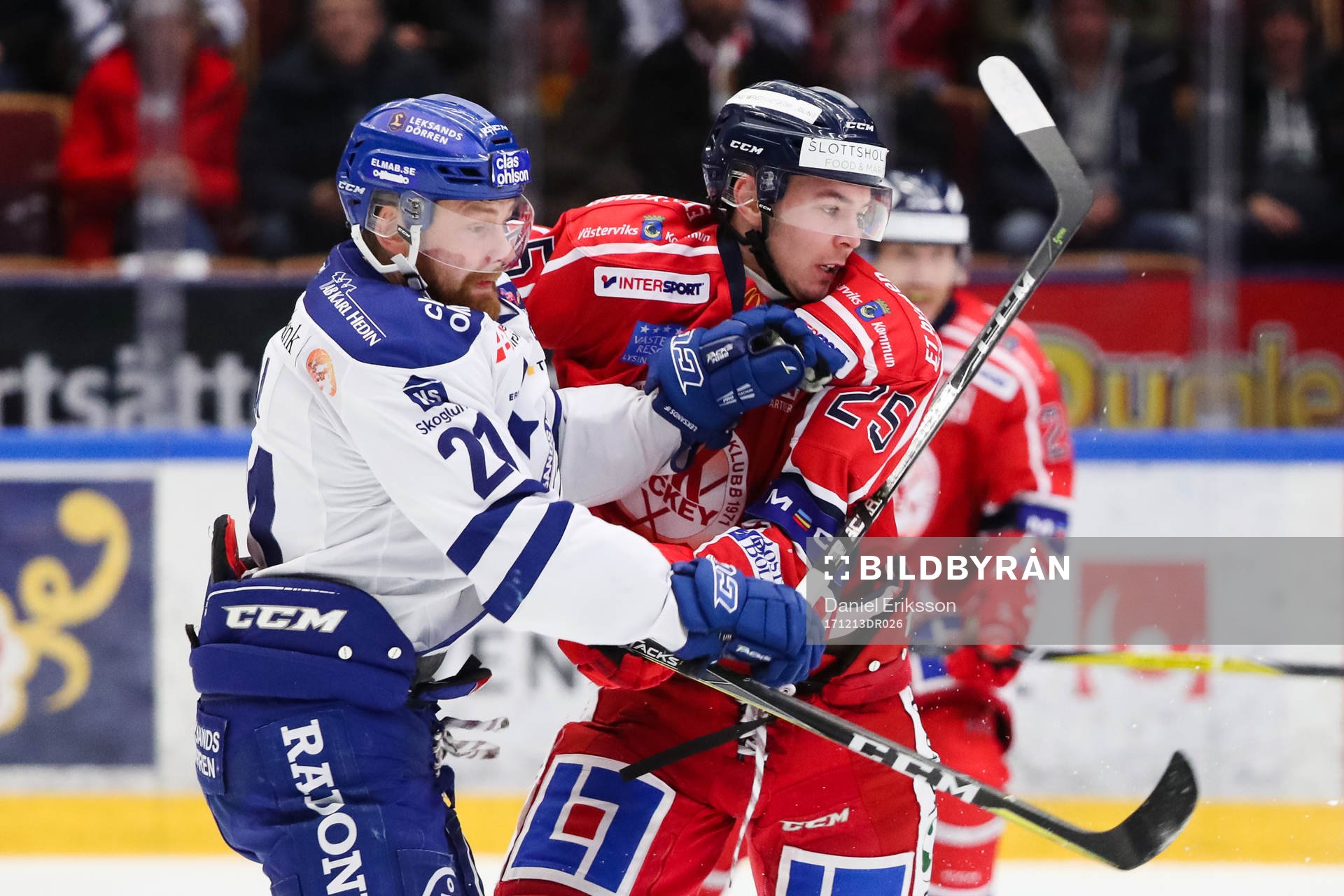 Leksands Mattias Ritola och Västerviks Patrik Blomberg