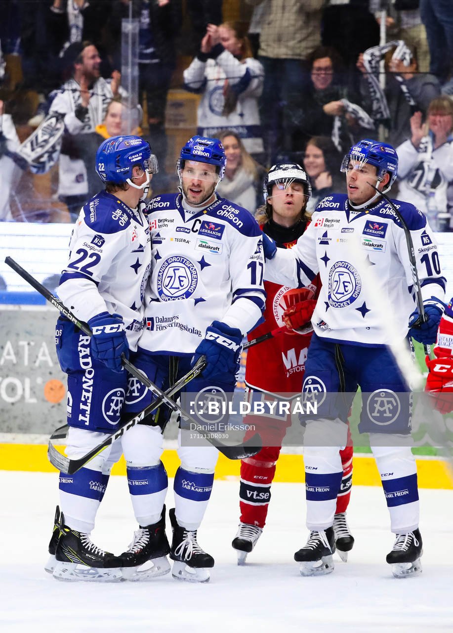Leksands Martin Grönberg , Jesper Ollas och Matt Carey