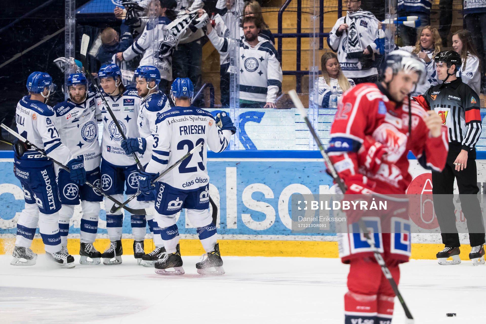 Leksands Mattias Ritola och Emil Bemström och Anton