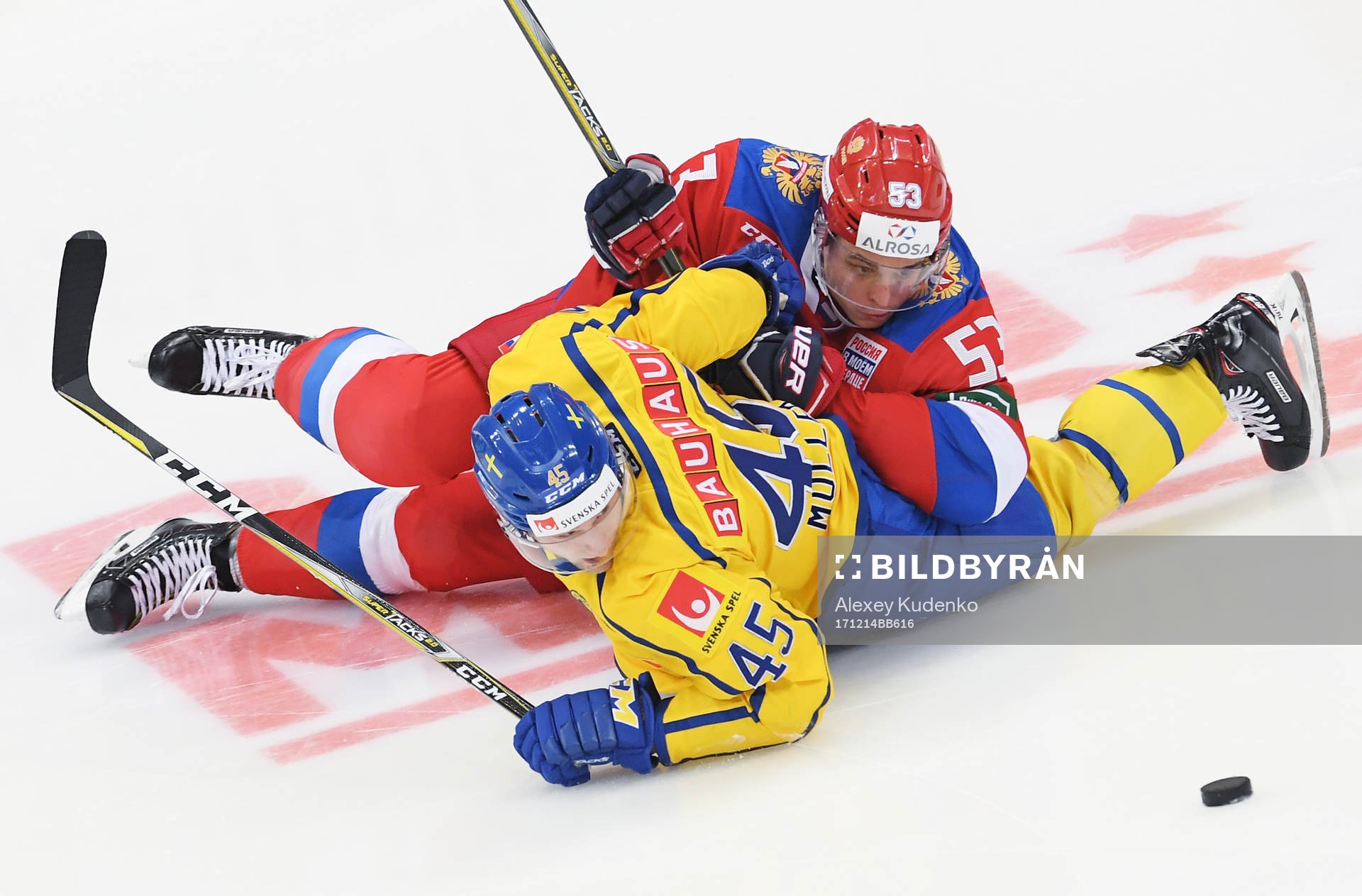 The Channel One Cup match between the Russian and Sweden