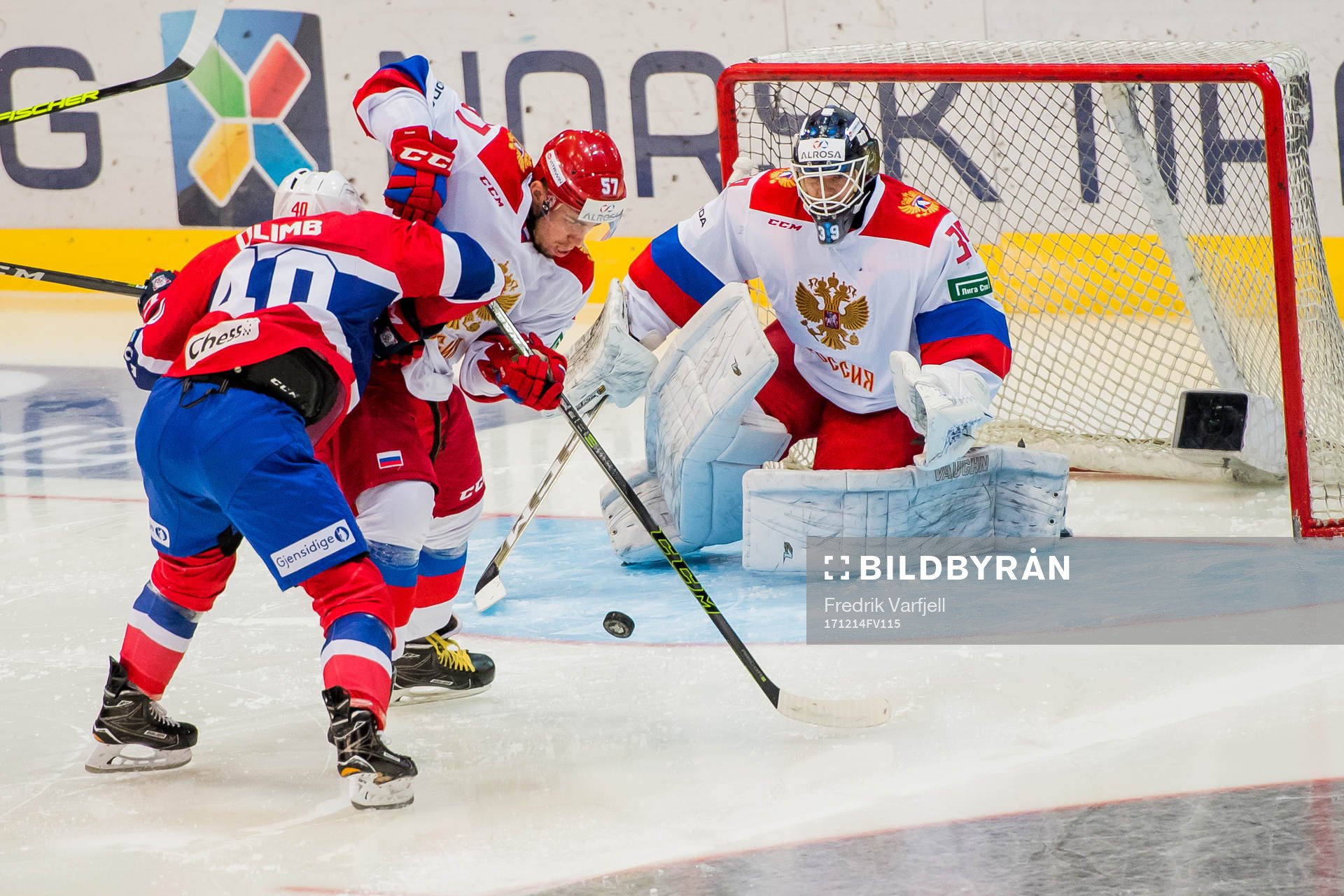 Ken Andre Olimb of Norway, Egor Rykov of Russia and