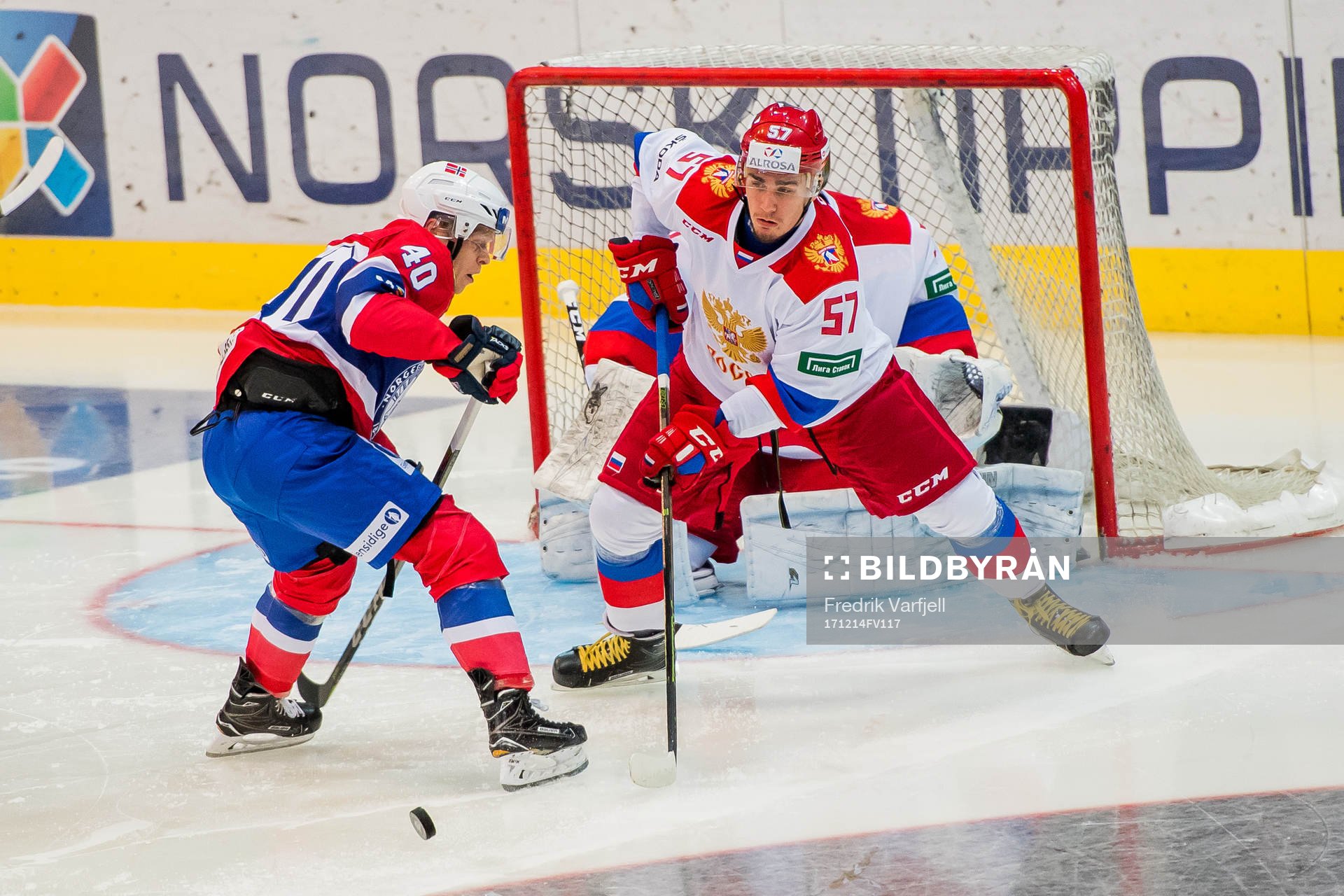 Ken Andre Olimb of Norway and Egor Rykov of Russia