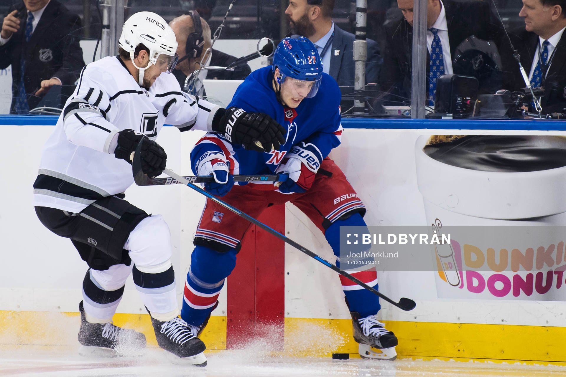 Kings Anze Kopitar utmanar Rangers Jesper Fast