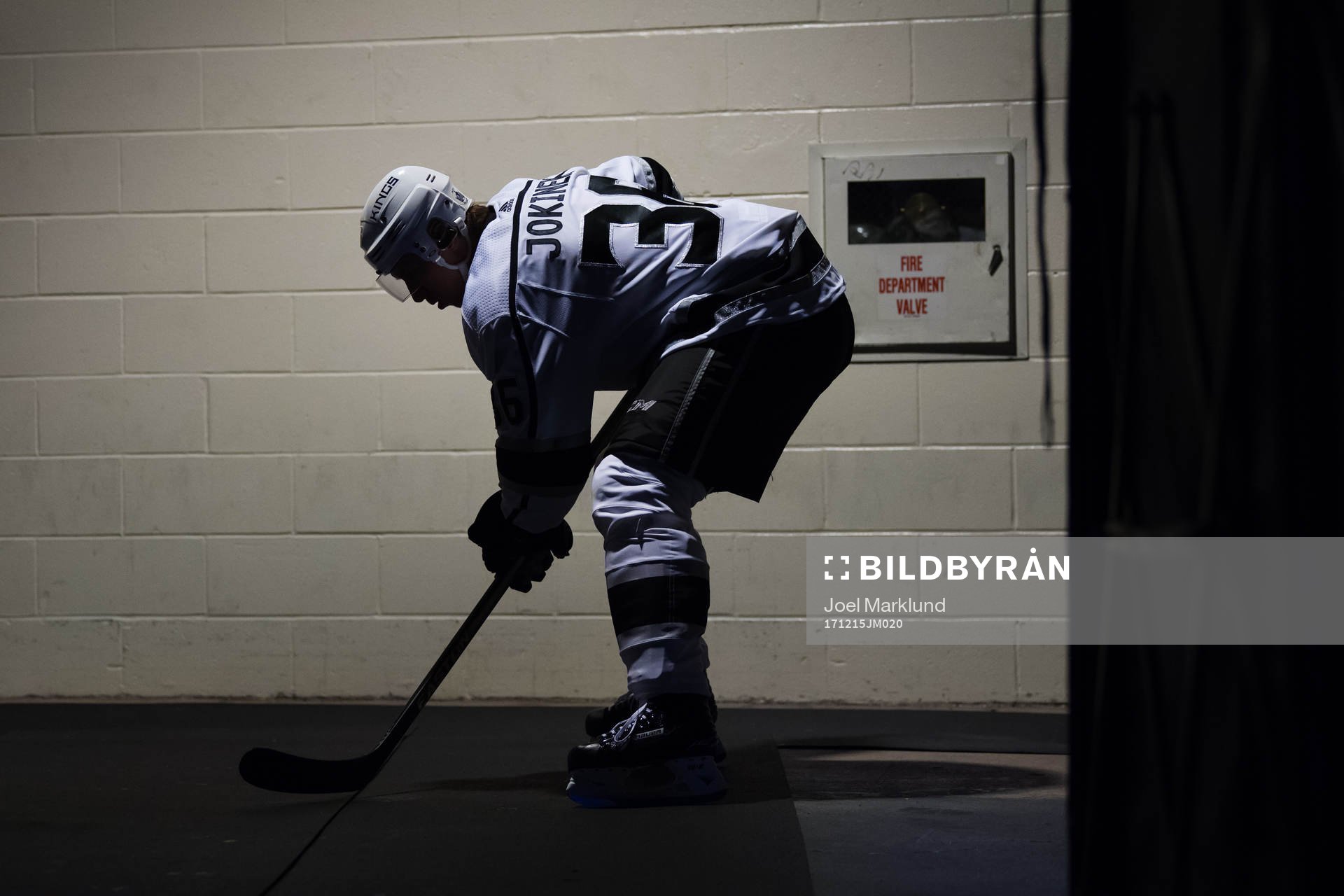 Kings Jussi Jokinen i spelargången