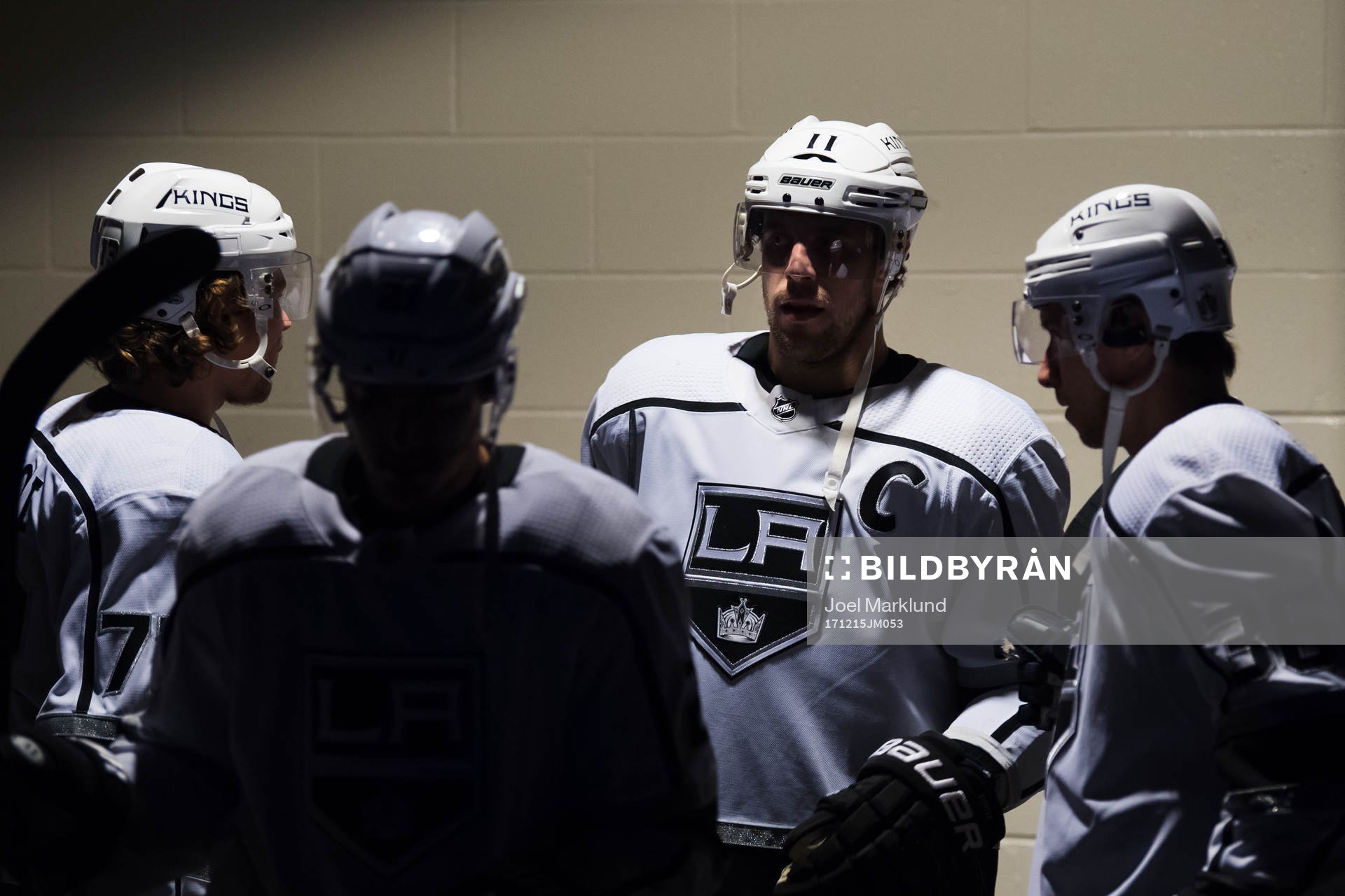 Kings Anze Kopitar i spelargången
