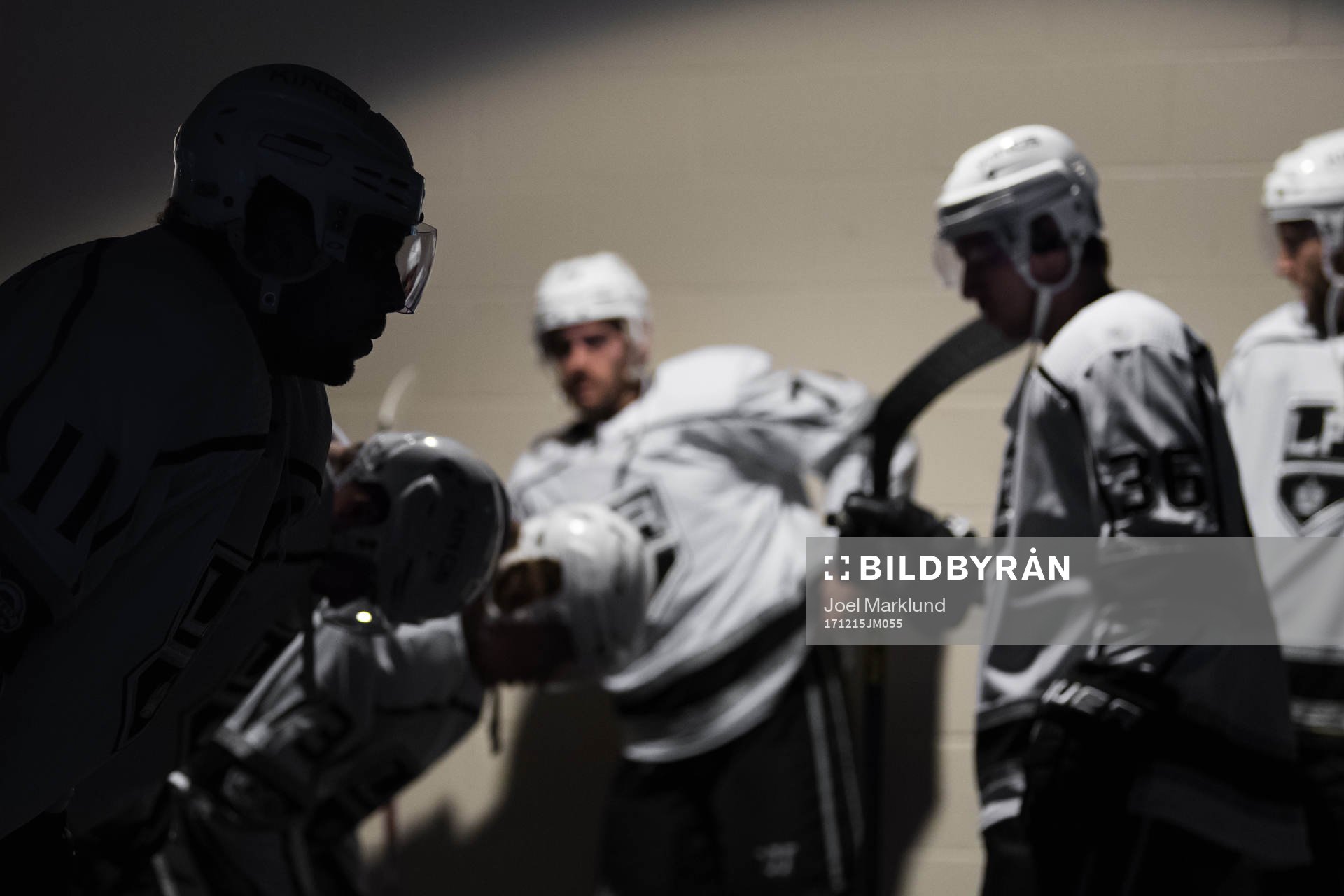 Kings Anze Kopitar i spelargången