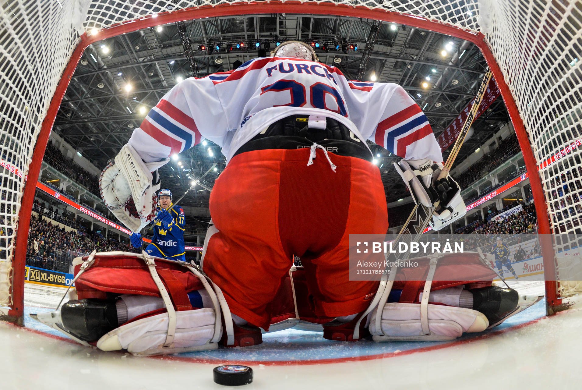 The Channel One Cup match between the Sweden and Czech