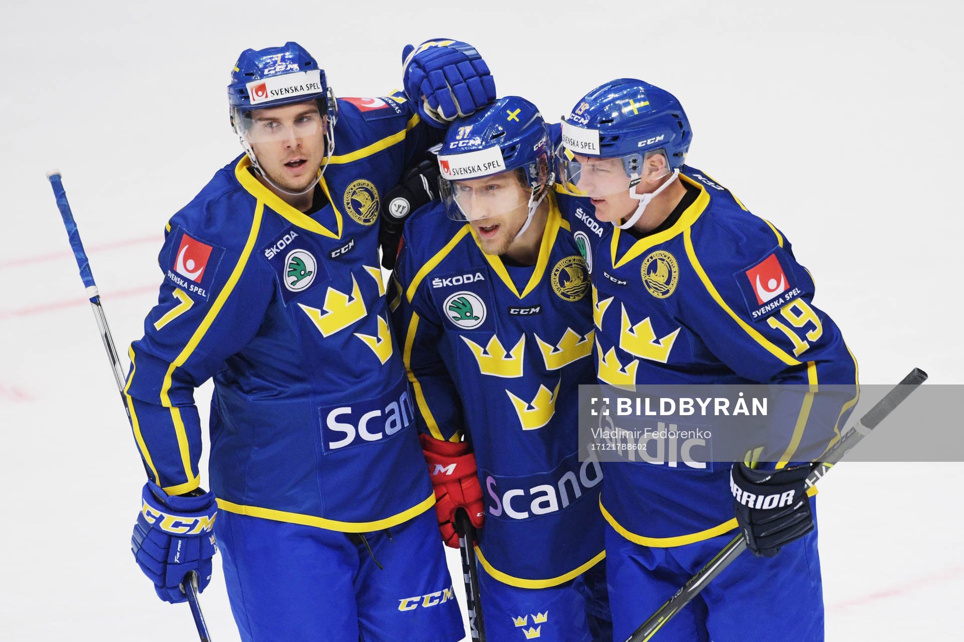 The Channel One Cup match between the Sweden and Czech