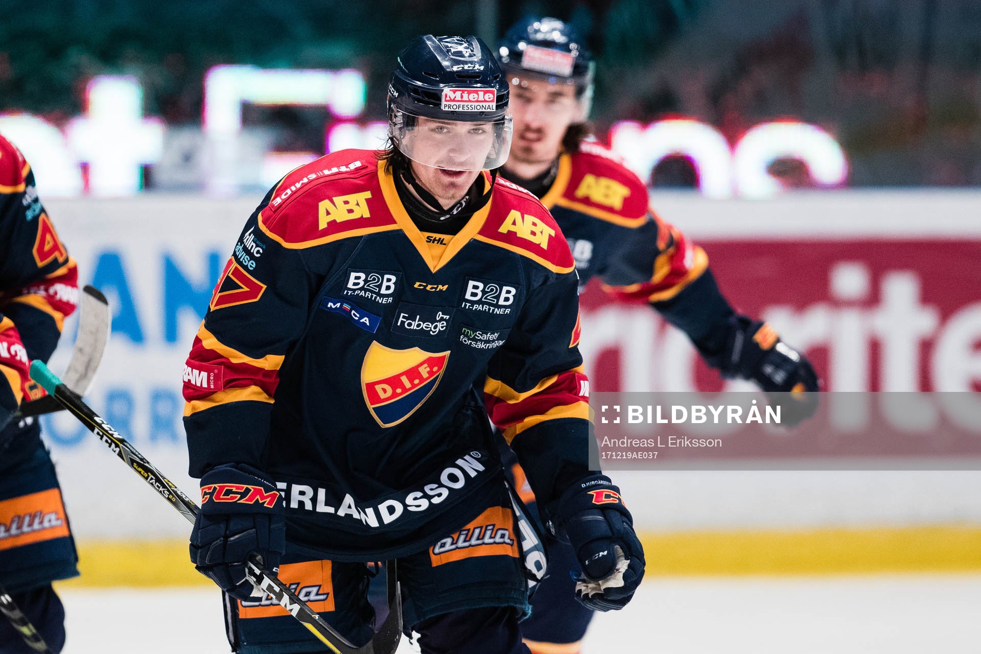 Djurgårdens Linus Johansson jublar