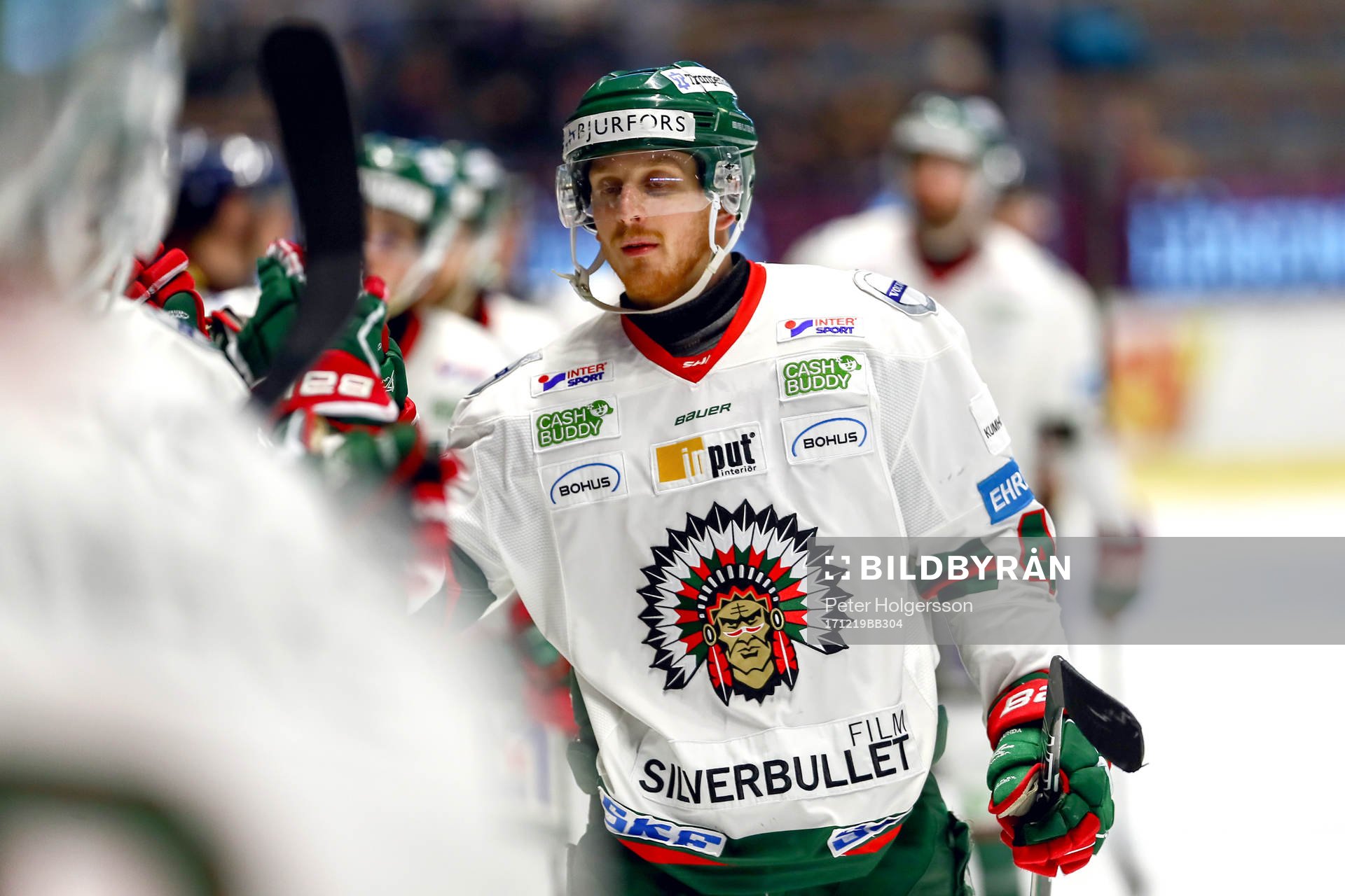 Frölundas Pontus Widerström jublar