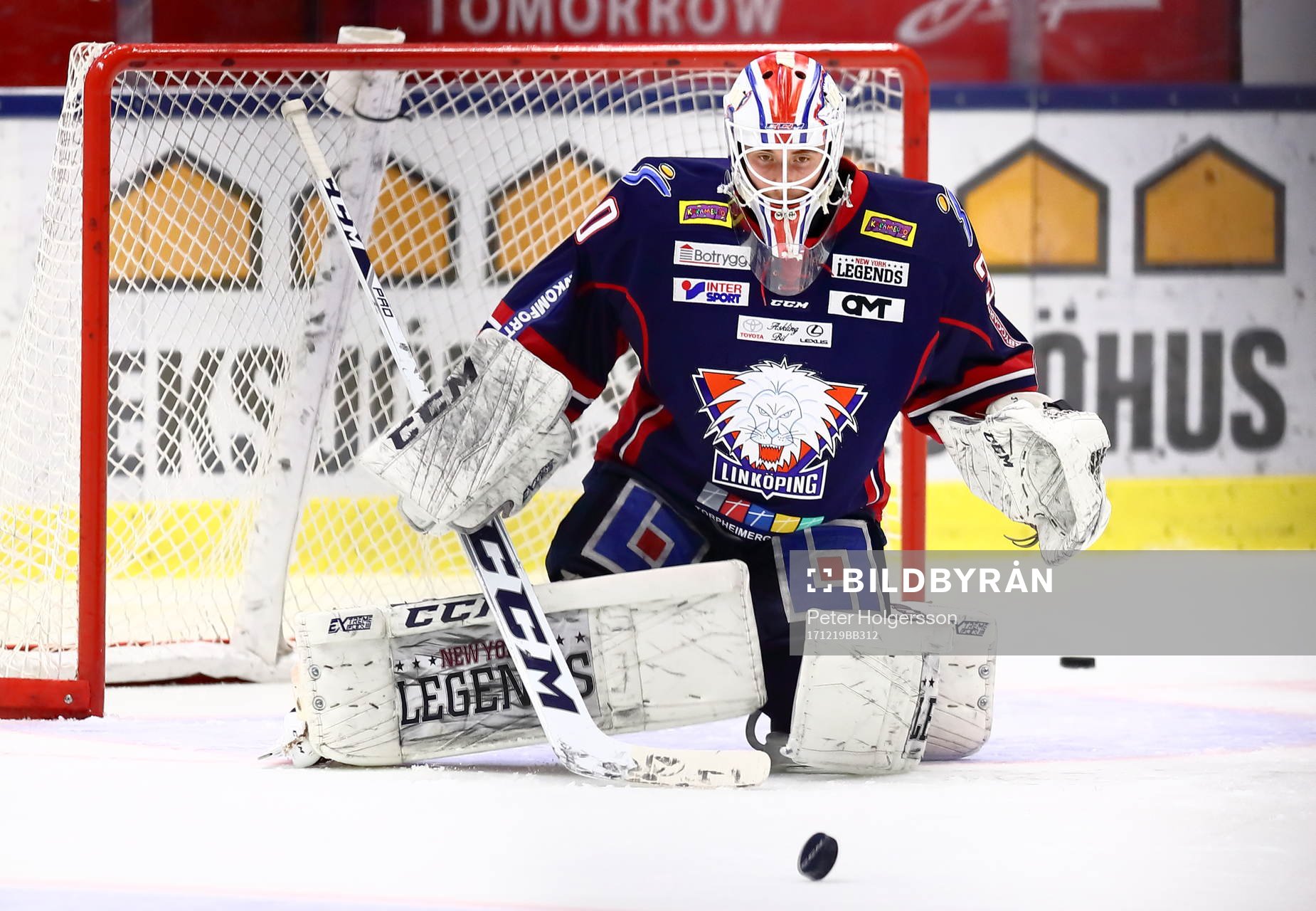Linköpings målvakt Jacob Johansson