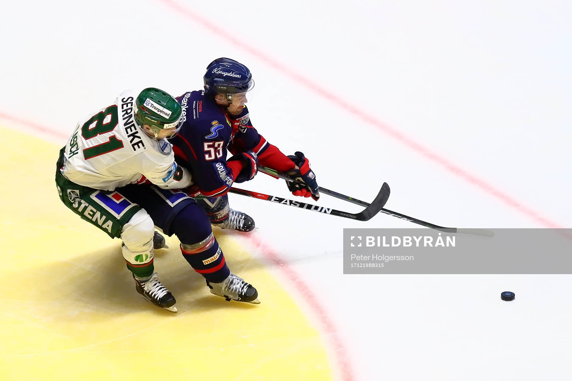 Frölundas Ryan Lasch, Linköpings Eddie Larsson