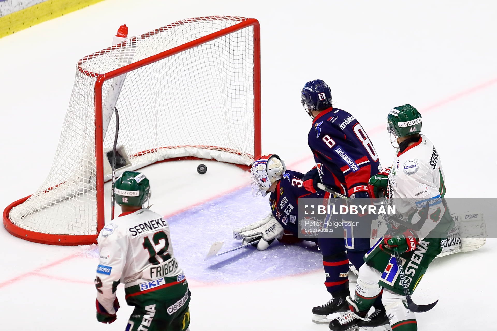 Mål 0-1 av Frölundas Max Friberg