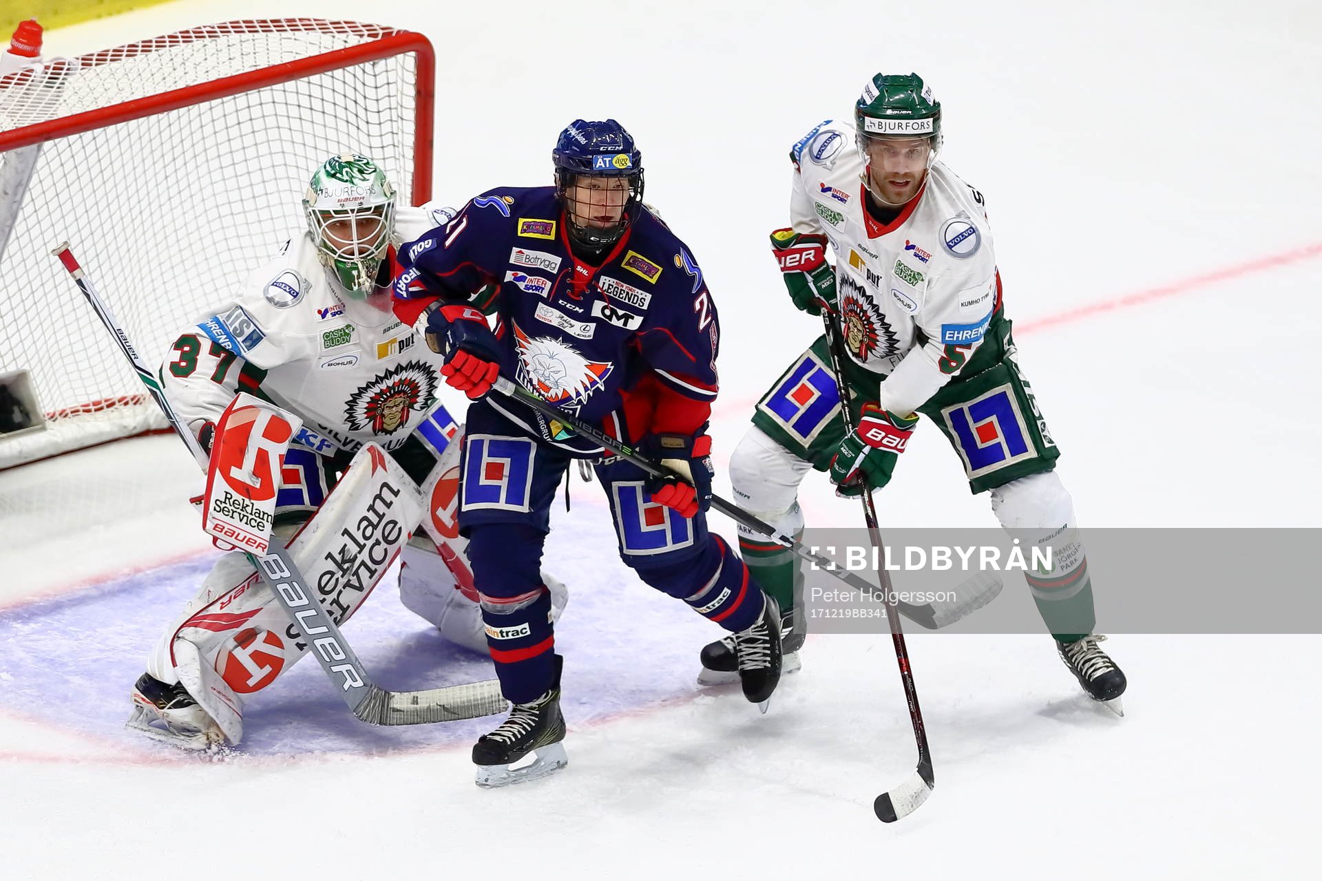 Frölundas Johan Gustafsson, Linköpings Emil Sylvegård