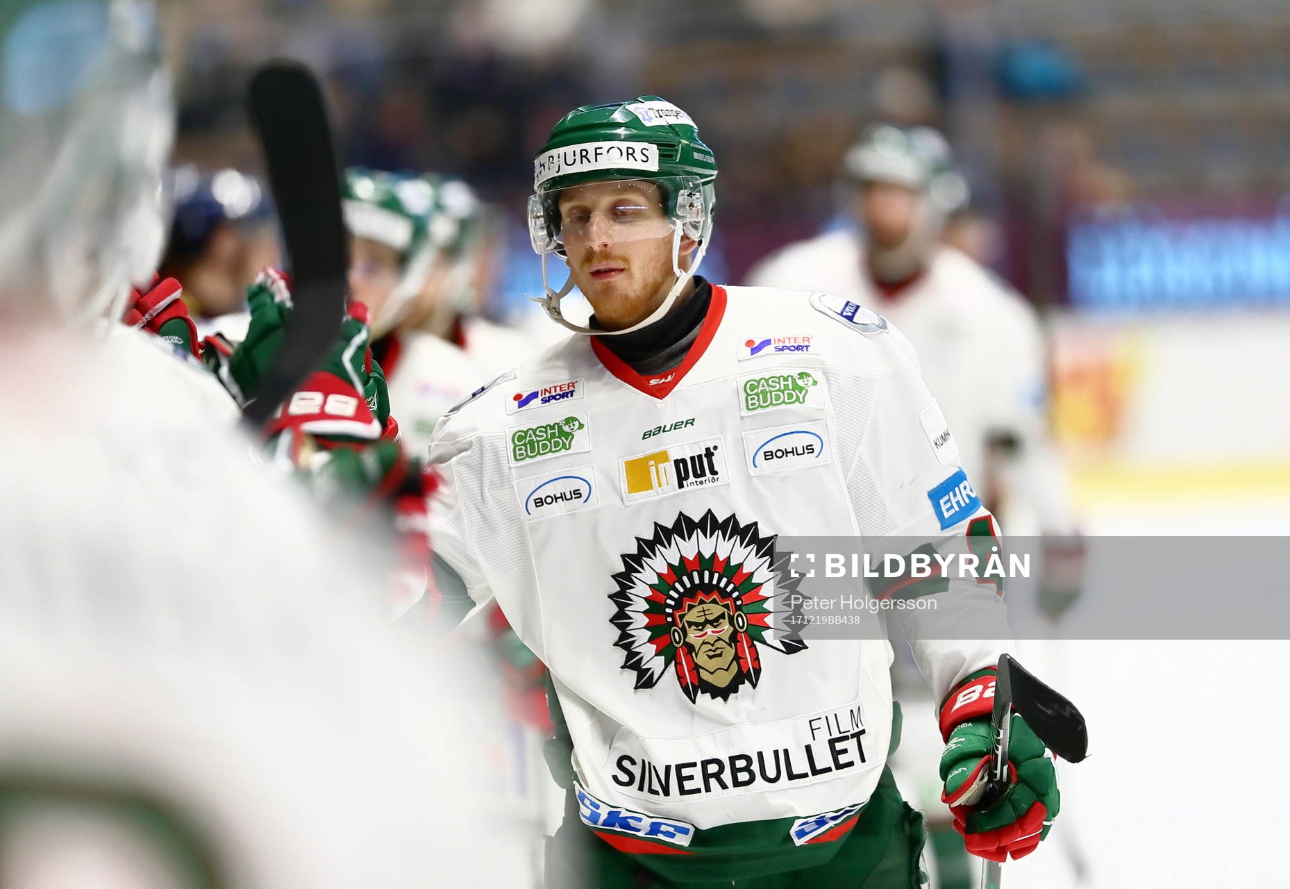 Frölundas Pontus Widerström jublar