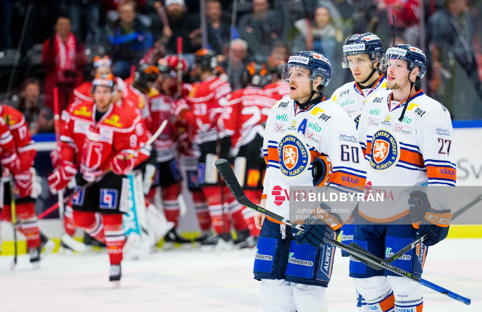 Växjös Martin Lundberg och Erik Josefsson deppar