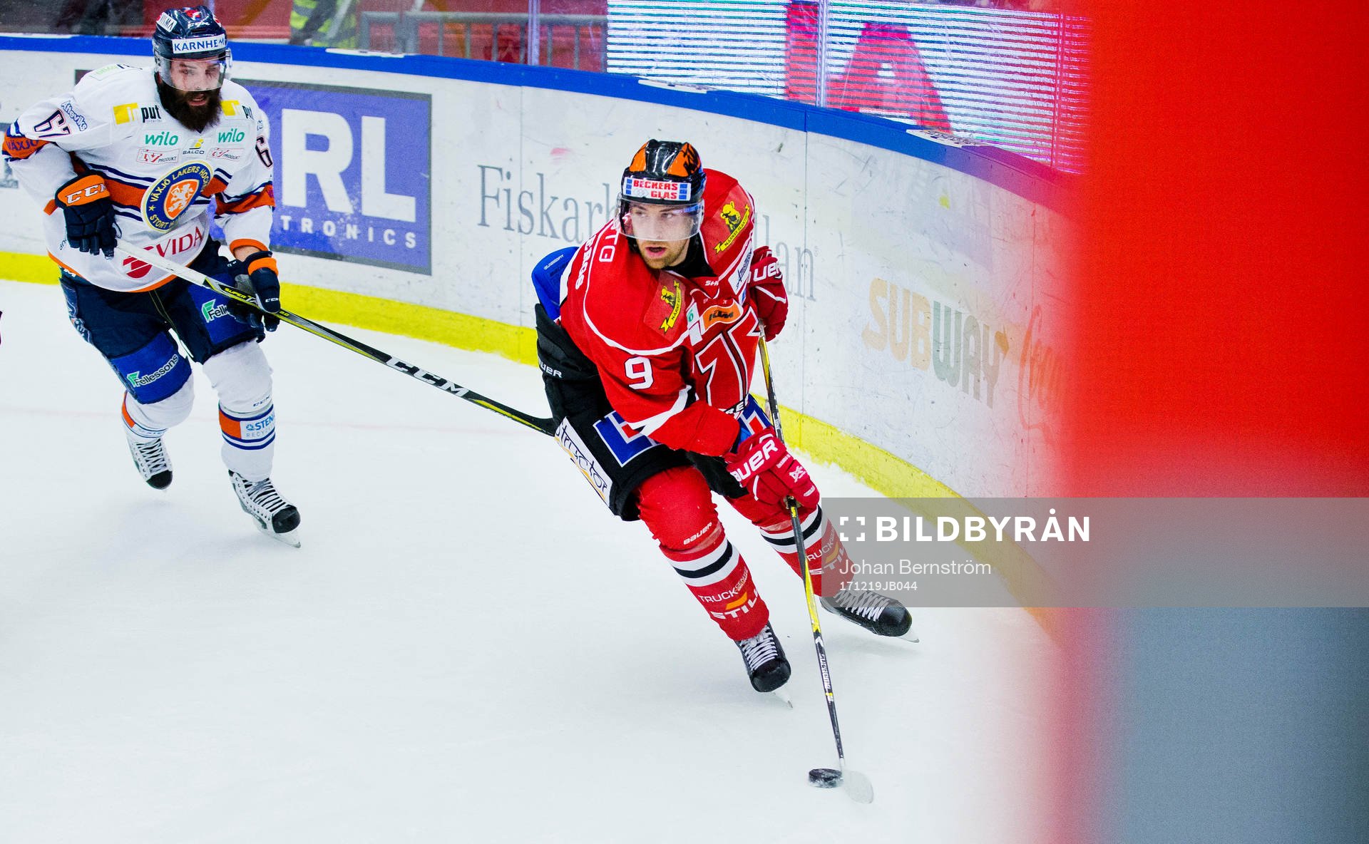 Växjös Linus Fröberg och Örebros Tylor Spink