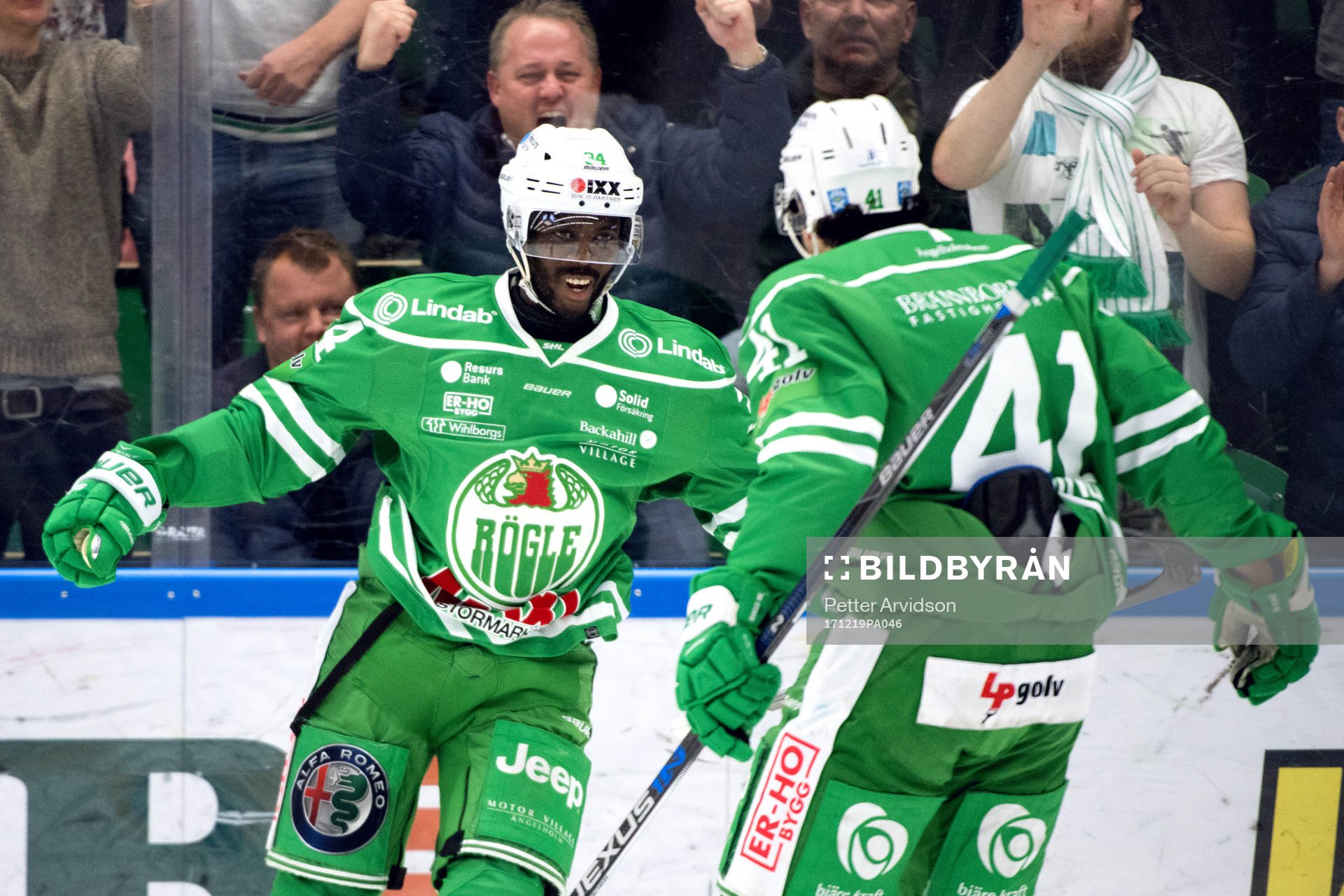Rögles Edwin Hedberg jublar