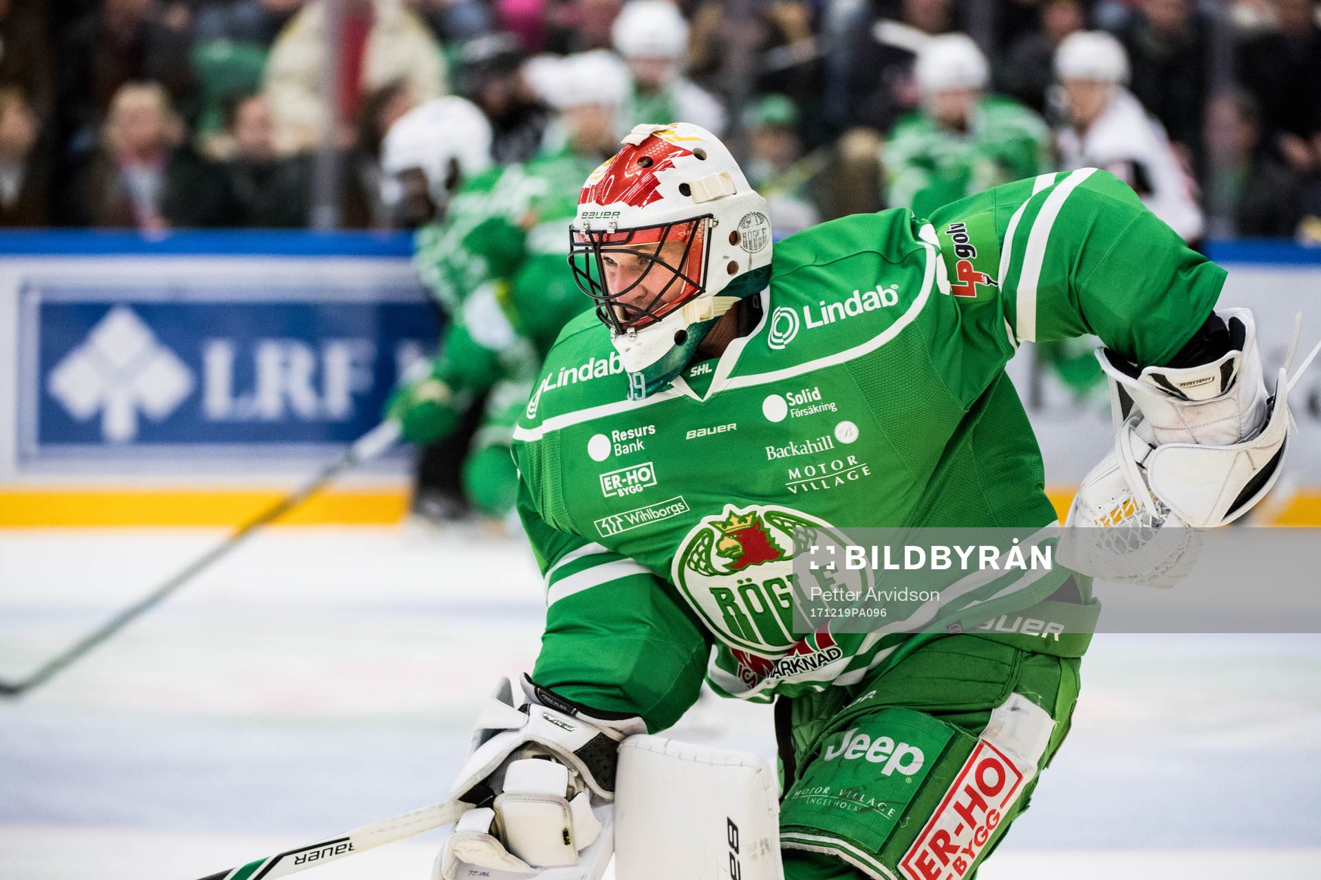 Rögles målvakt Justin Pogge
