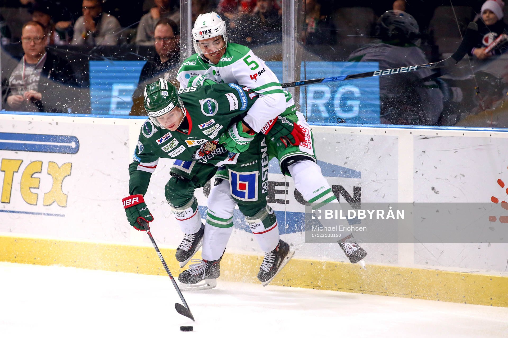 Frölundas Victor Olofsson och Rögles Alen Bibic