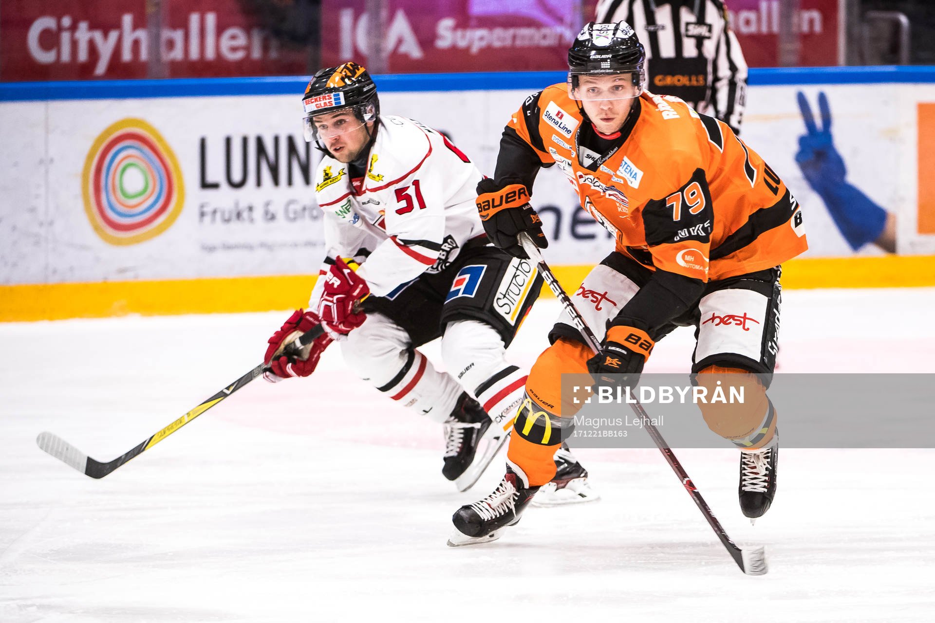 Örebros Gustav Franzén  och Karlskronas Emil Lundberg