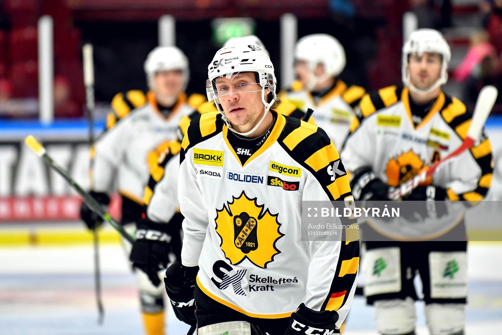 Skellefteås Jesper Olofsson jublar