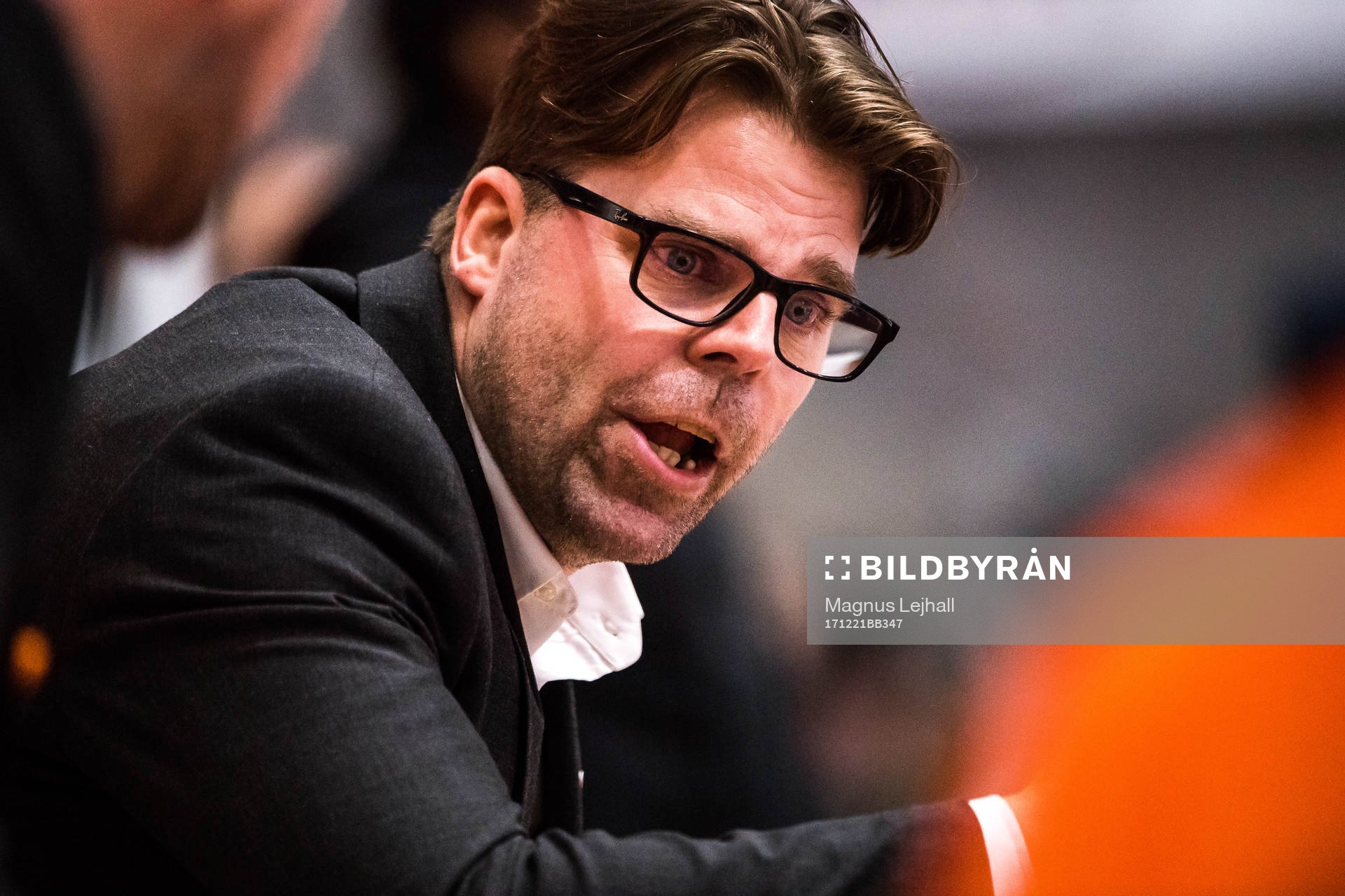 Karlskronas tränare Ove Molin  reagerar