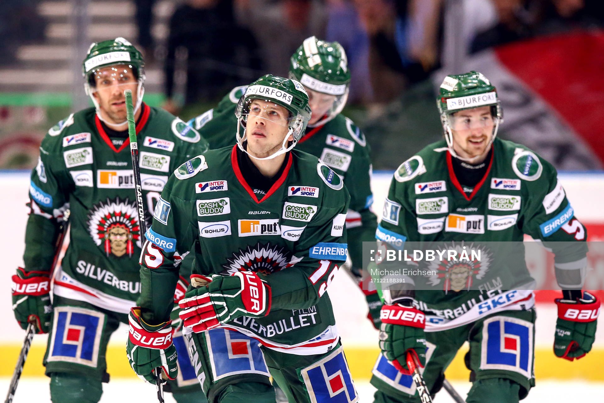 Frölundas Matt Donovan jublar