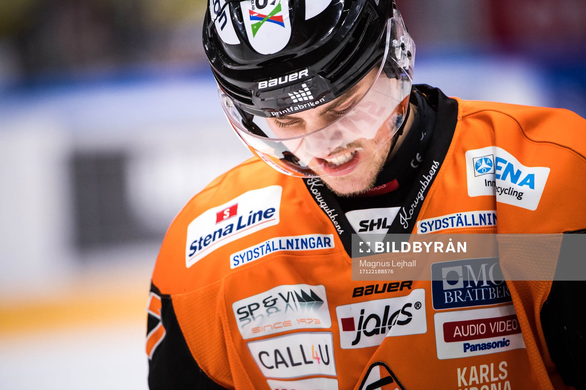 Karlskronas Joel Kellman  reagerar