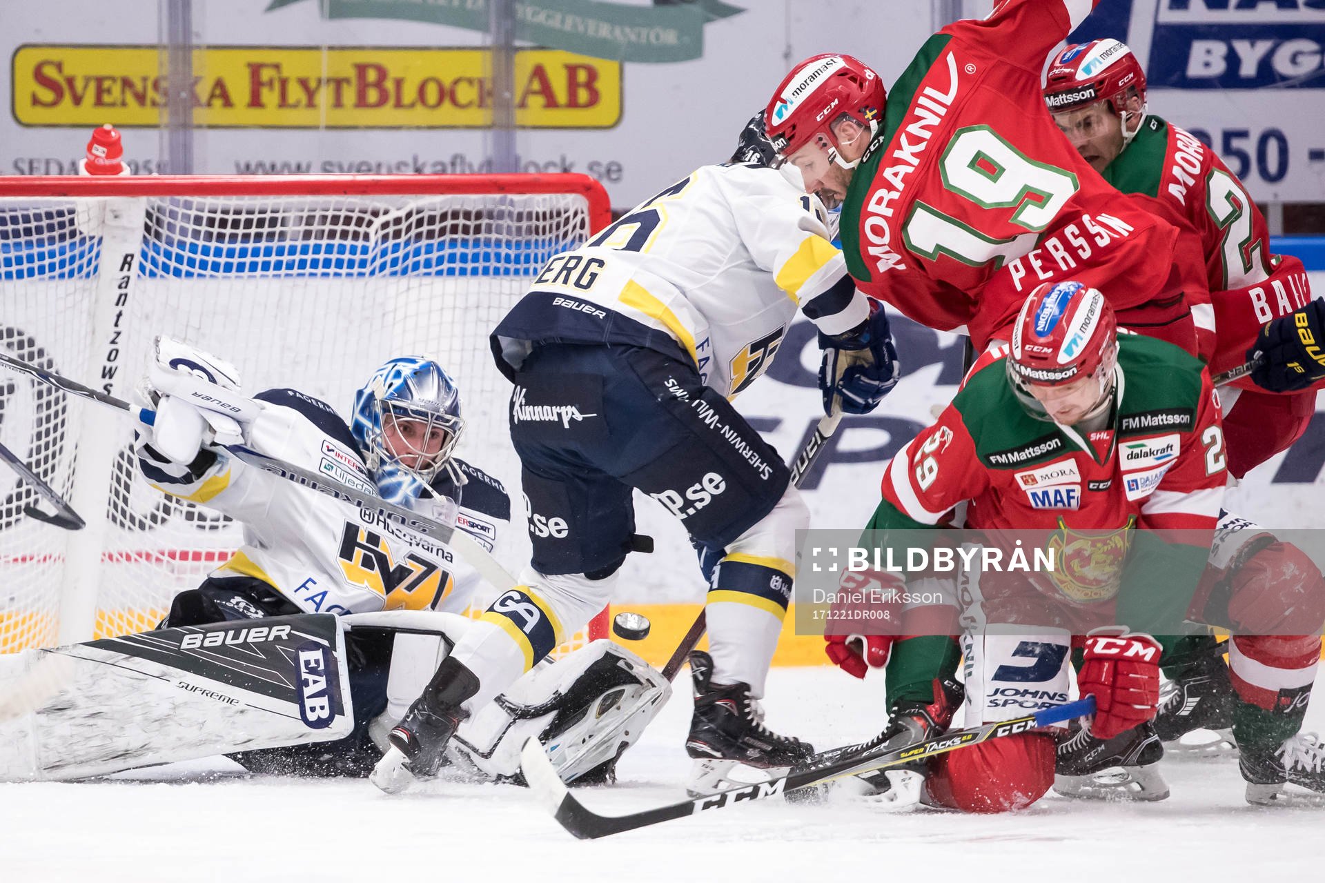 Moras Marcus Fagerudd och John Persson och Matt Bailey
