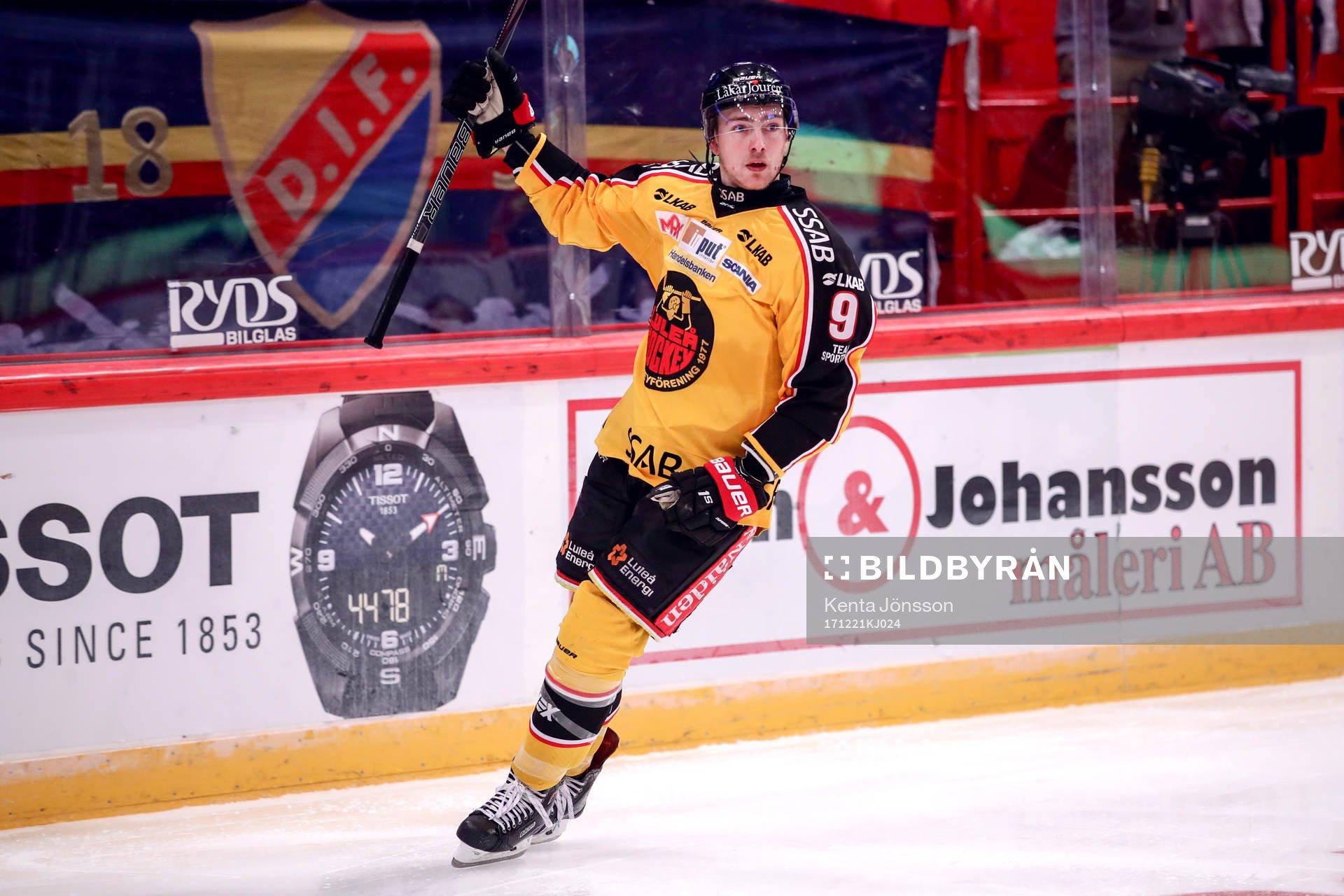 Luleås Johan Forsberg jublar