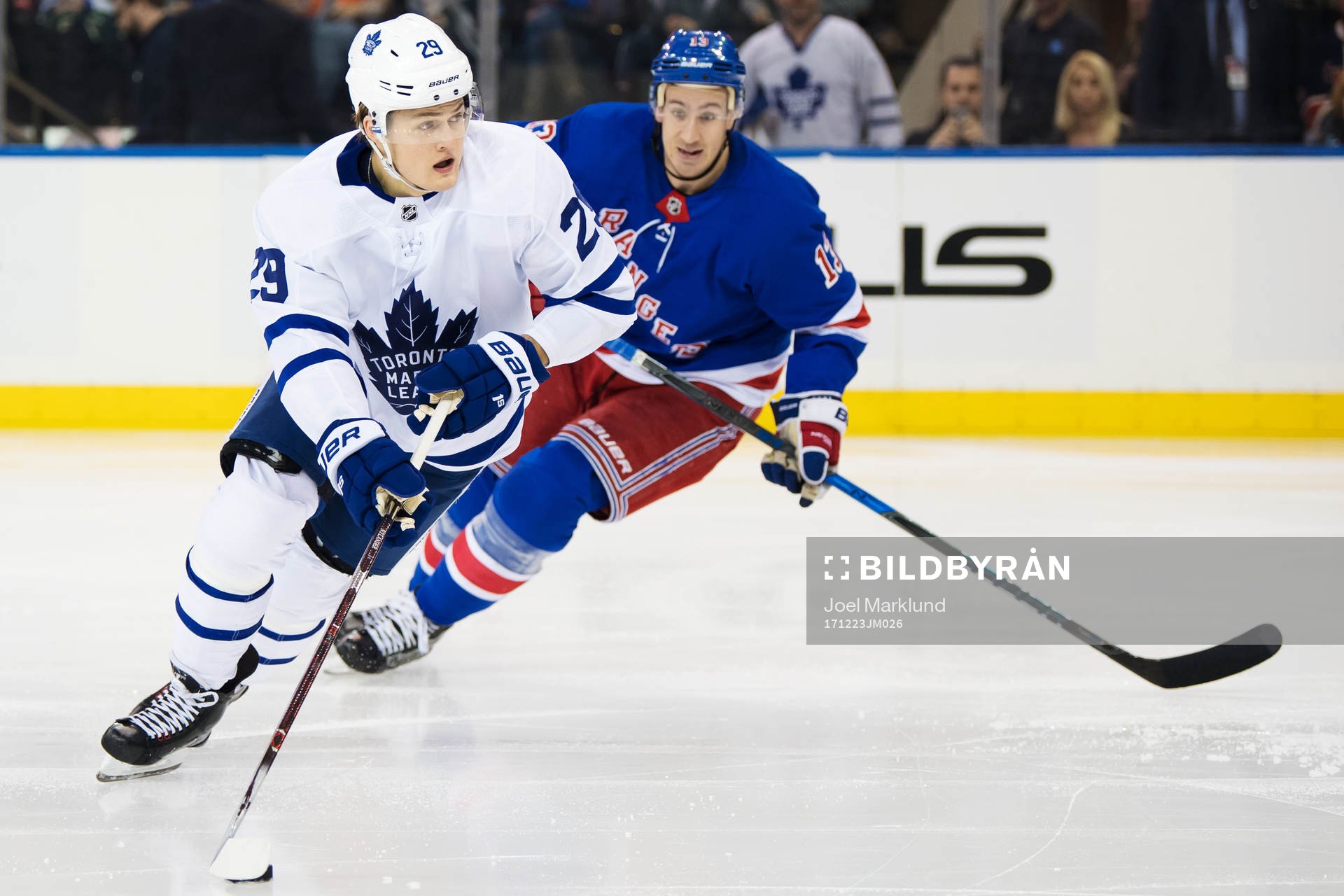 Maple Leafs William Nylander och Rangers Kevin Hayes