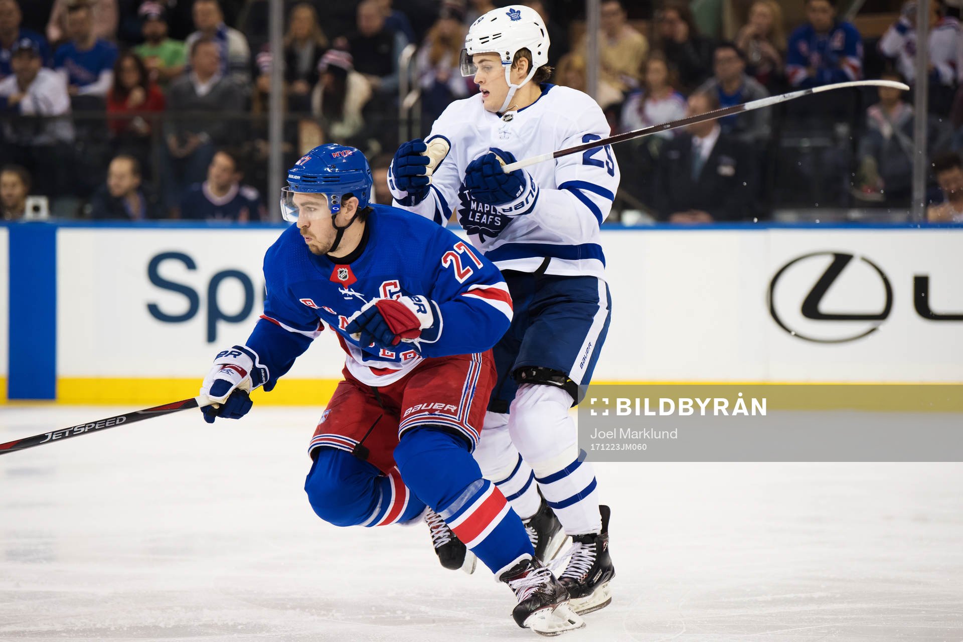 Rangers Ryan McDonagh och Maple Leafs William Nylander