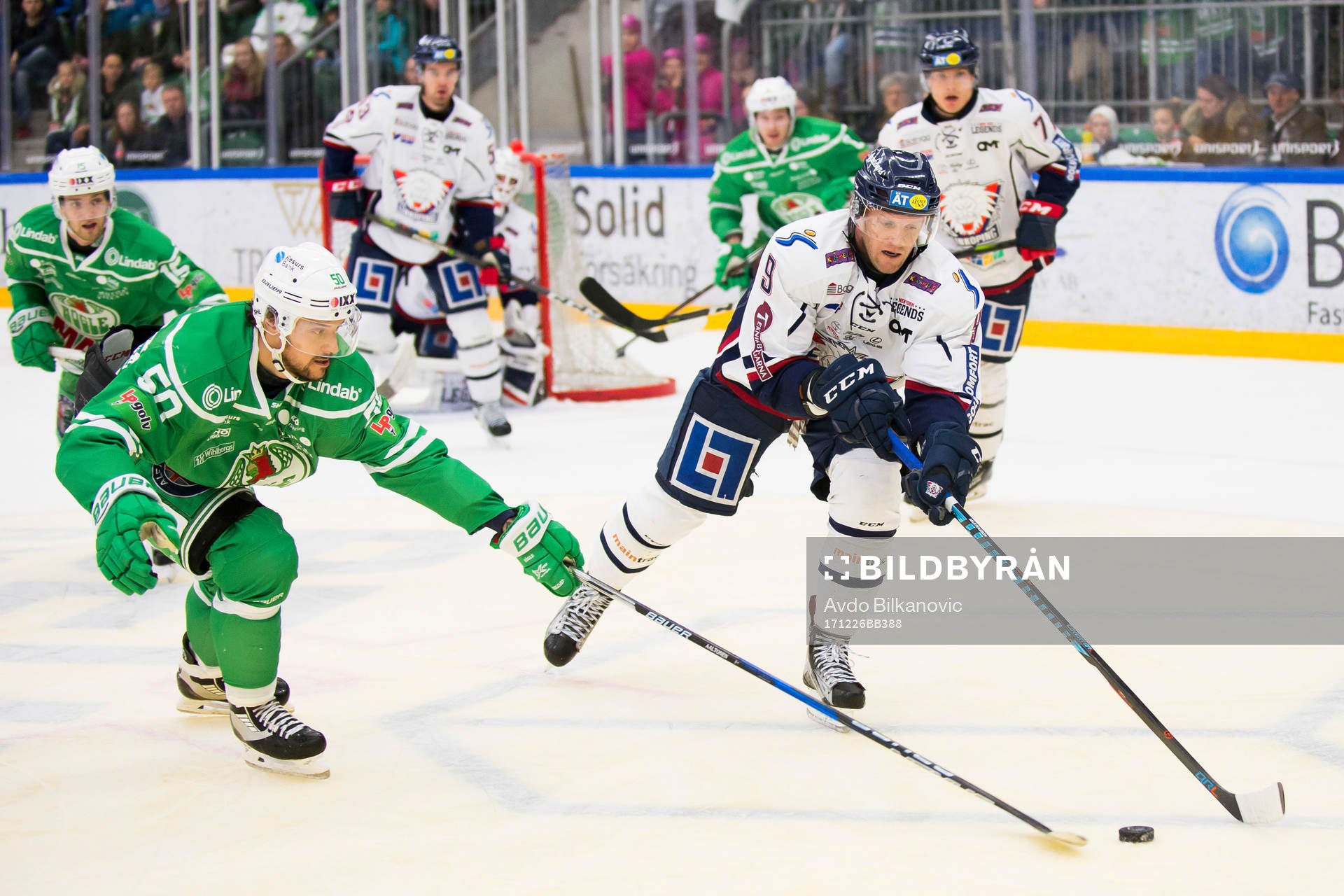 Rögles Juhamatti Aaltonen och Linköpings Tony Mårtensson