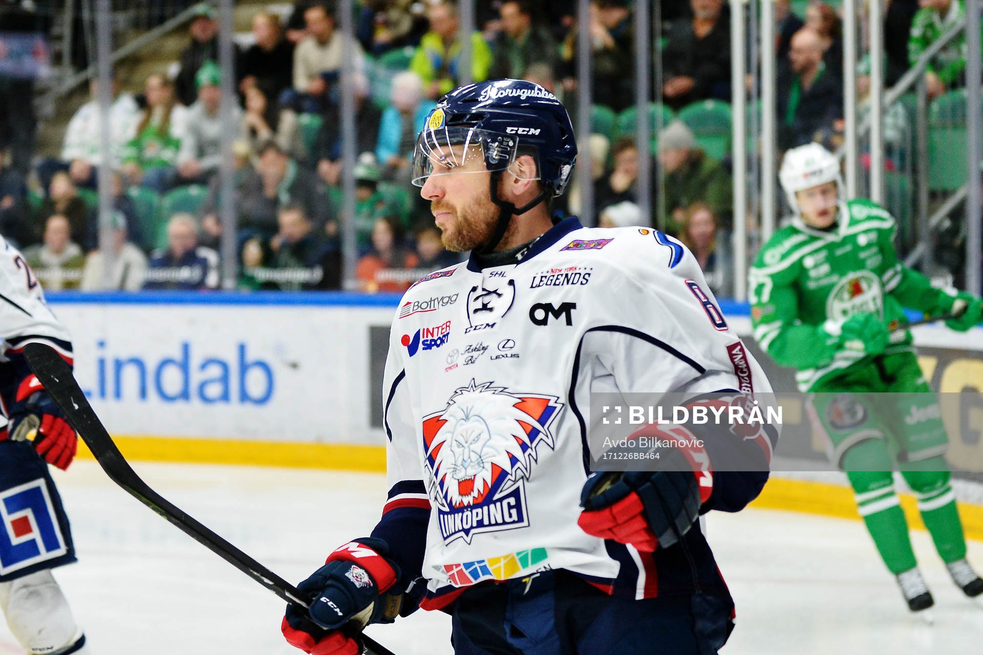 Linköpings Derek Roy jublar