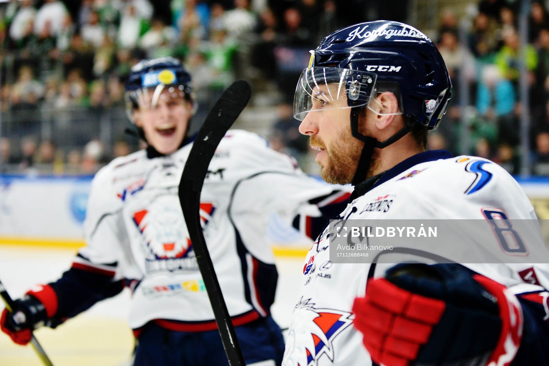 Linköpings Derek Roy jublar