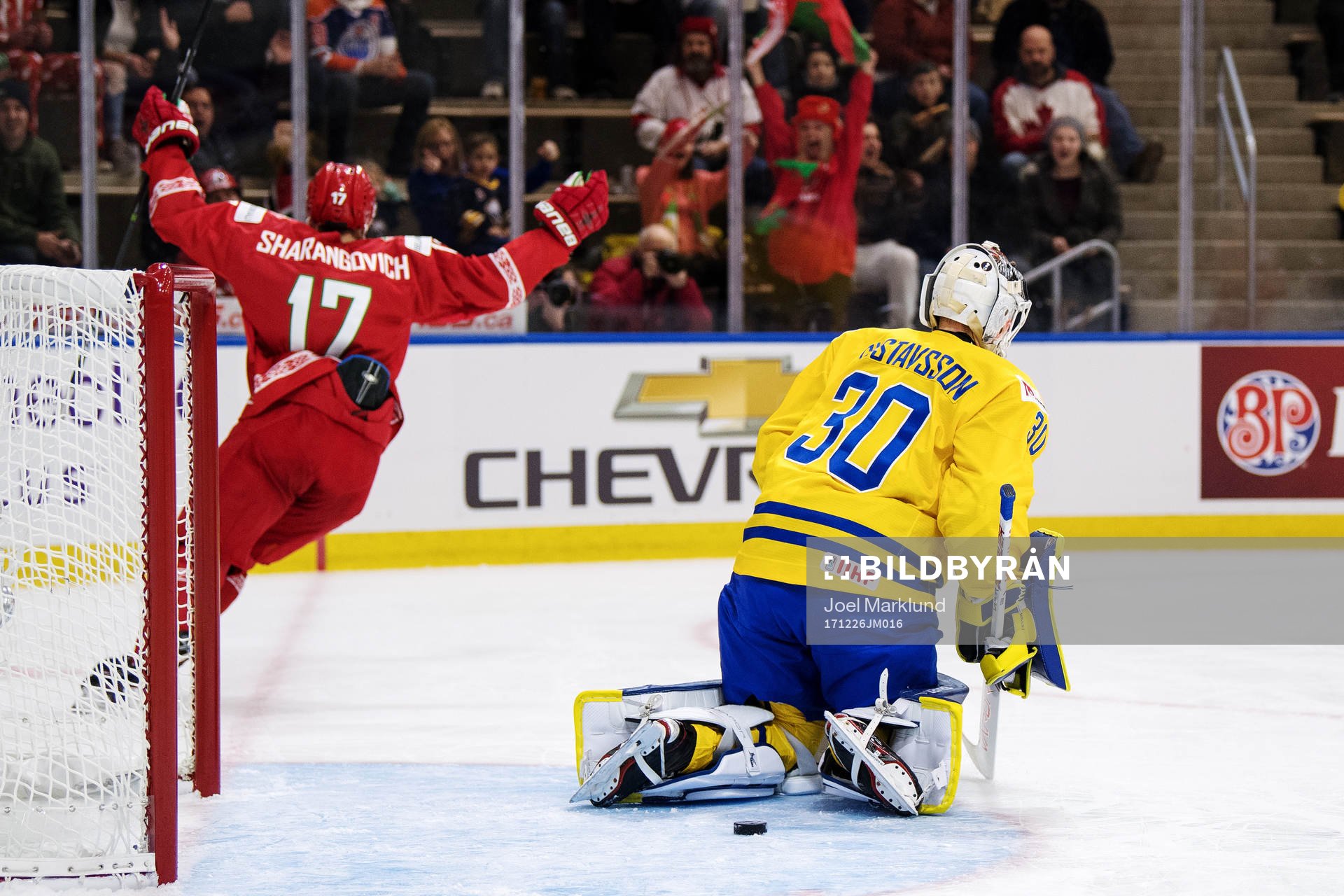 Belarus Yegor Sharangovich jublar
