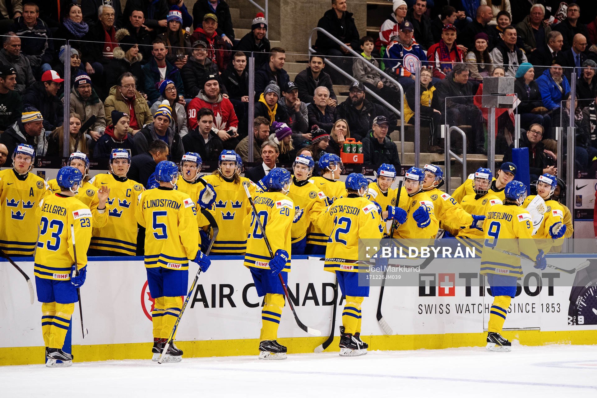 Sveriges Jesper Sellgren, Gustav Lindström, Isac