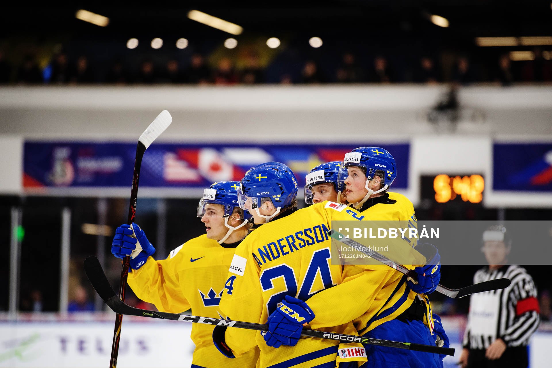 Sveriges Isac Lundeström, Lias Andersson, Jesper Boqvist