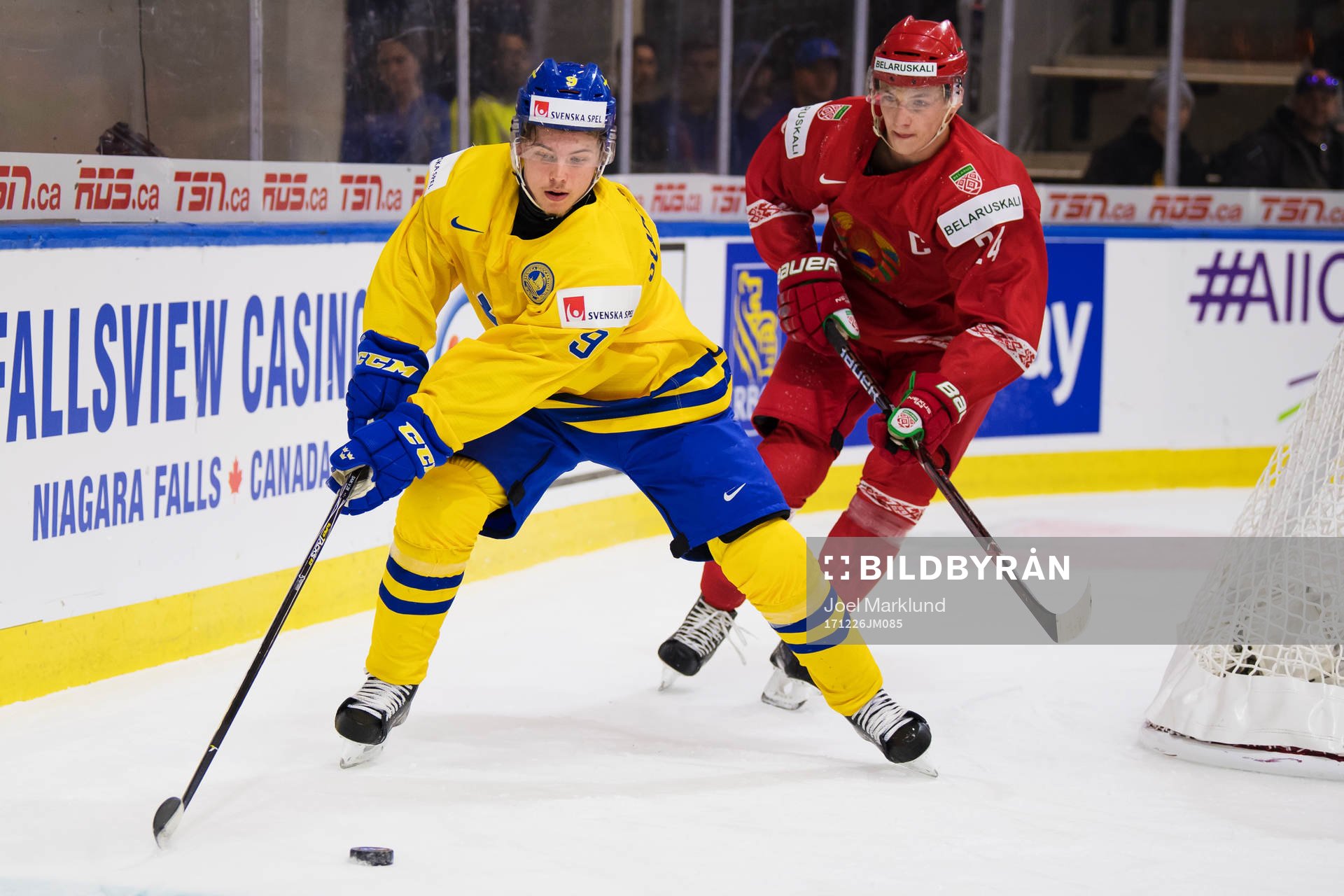 Sveriges Tim Söderlund och Belarus Maxim Sushko