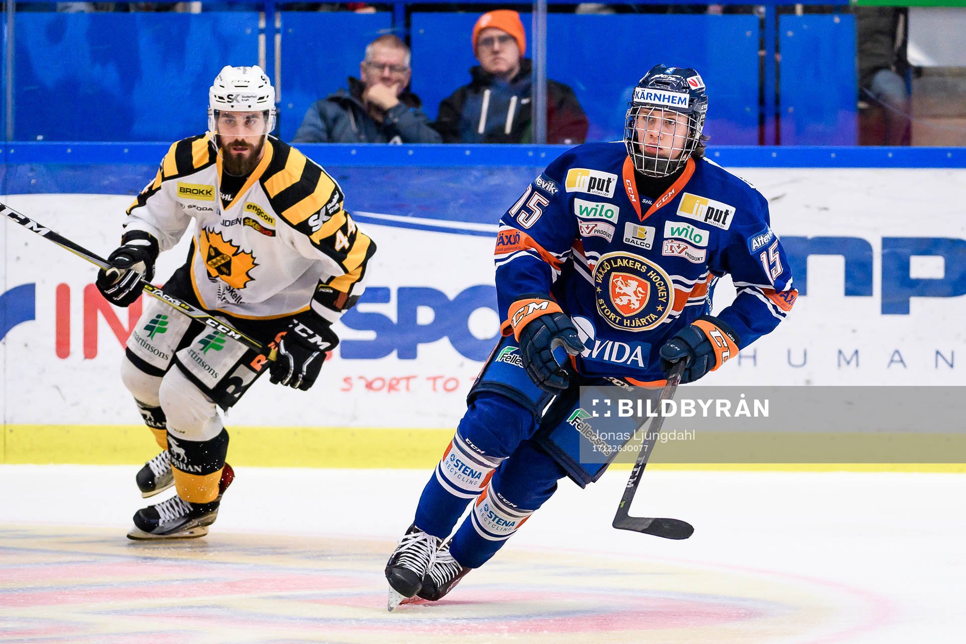 Växjös Dominik Bokk och Skellefteås Morgan Ellis