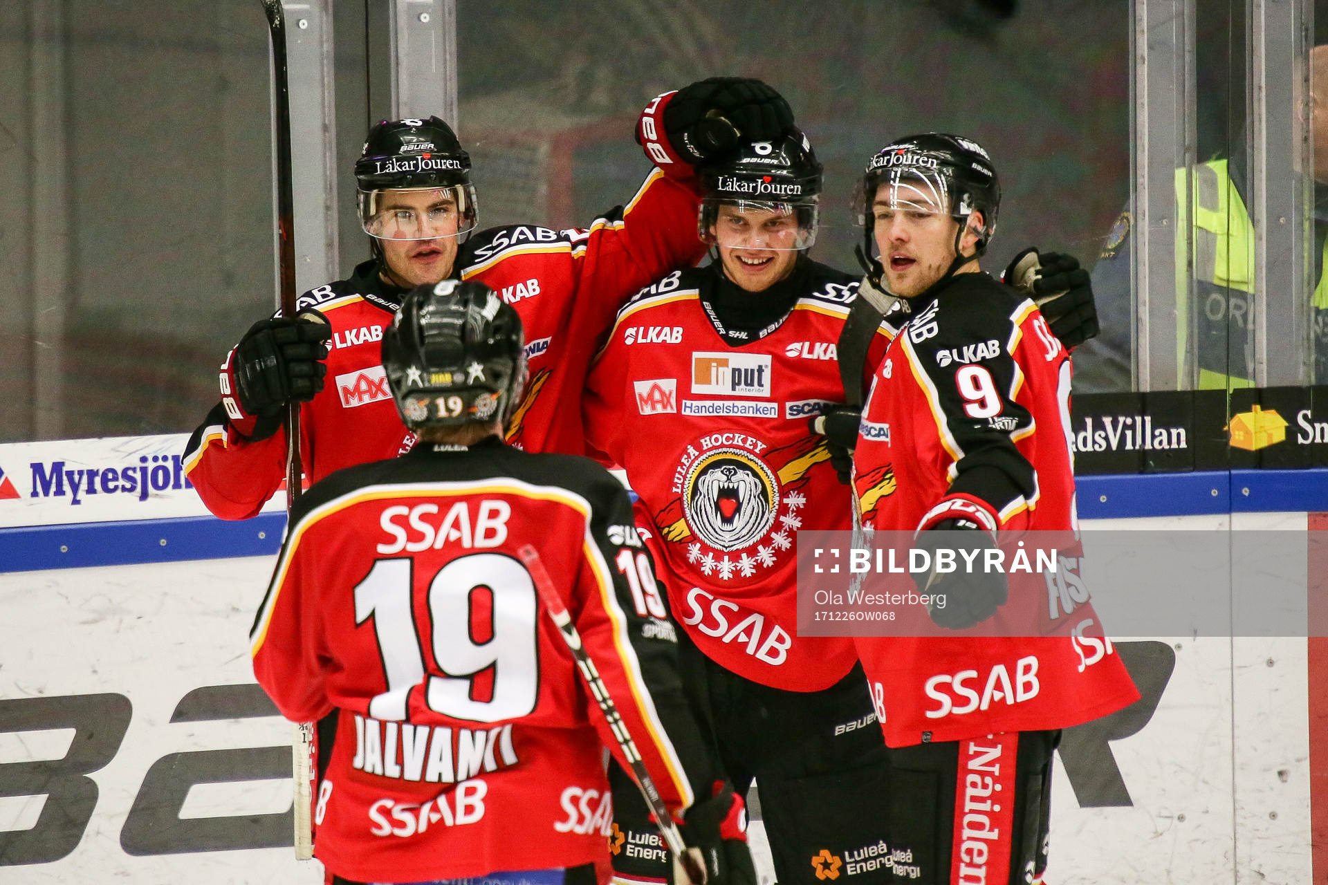 Luleås Karl Fabricius jublar