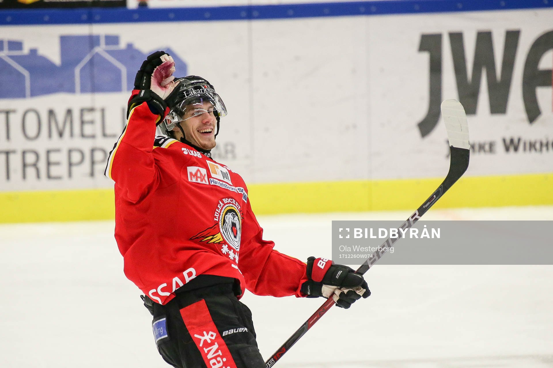 Luleås Emil Larsson jublar
